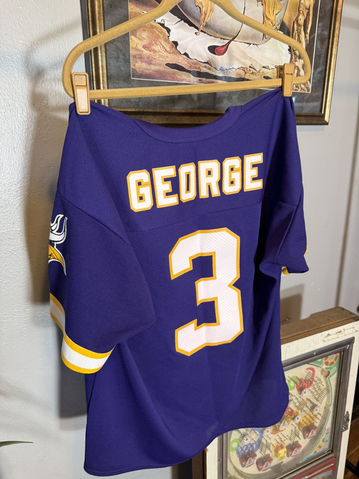 Vintage Vintage Minnesota Vikings Jeff George Jersey Size US M / EU 48-50 / 2 - 8 Thumbnail