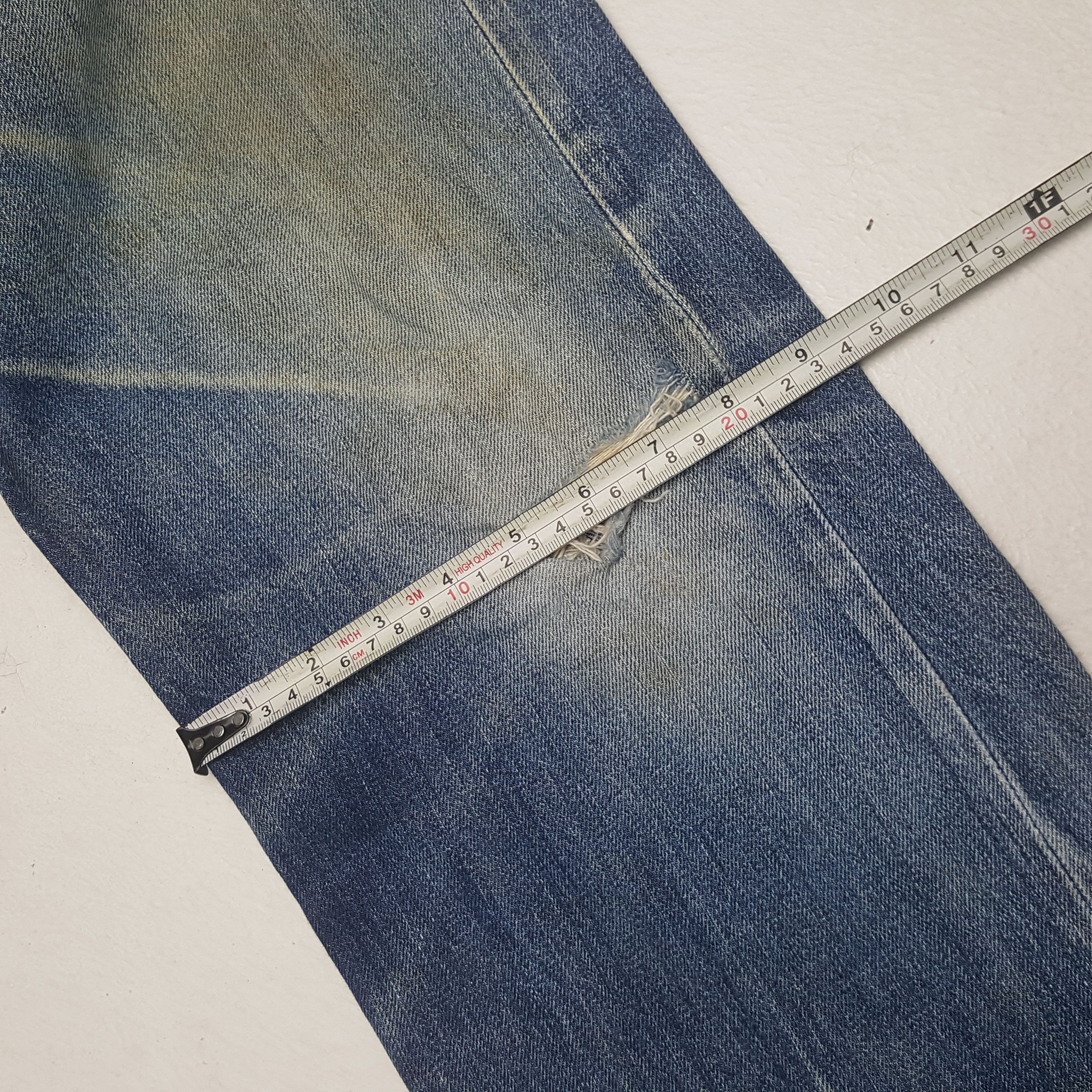 Levi's × Vintage Levi's Streetwear Style Selvedge Distressed Jeans Size US 32 / EU 48 - 15 Thumbnail