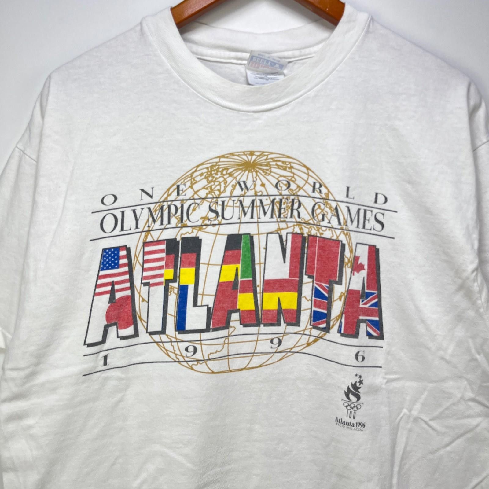Vintage Vintage 1996 Atlanta USA Olympics T Shirt XL Size US XL / EU 56 / 4 - 2 Thumbnail