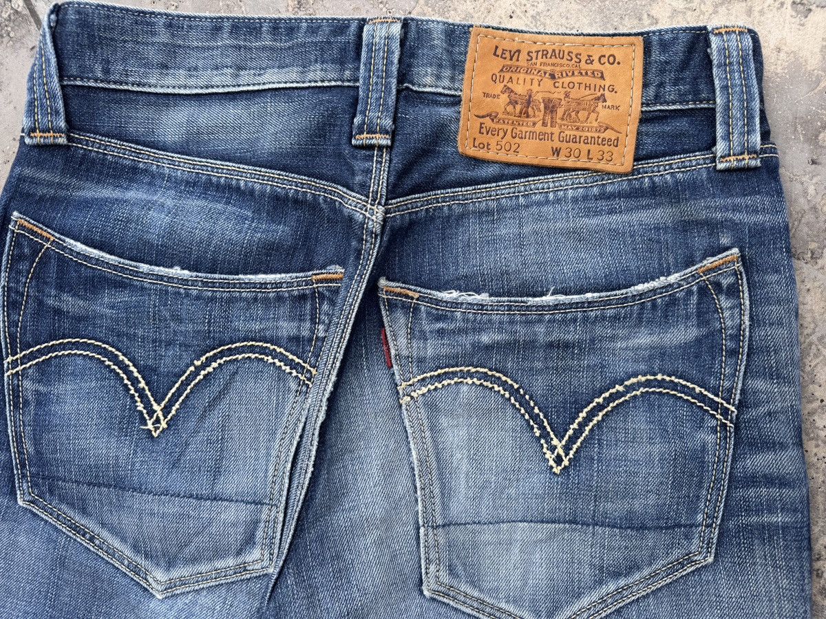 Levi's Vintage Levi's Lot 502 Distressed Jeans Size US 30 / EU 46 - 6 Thumbnail