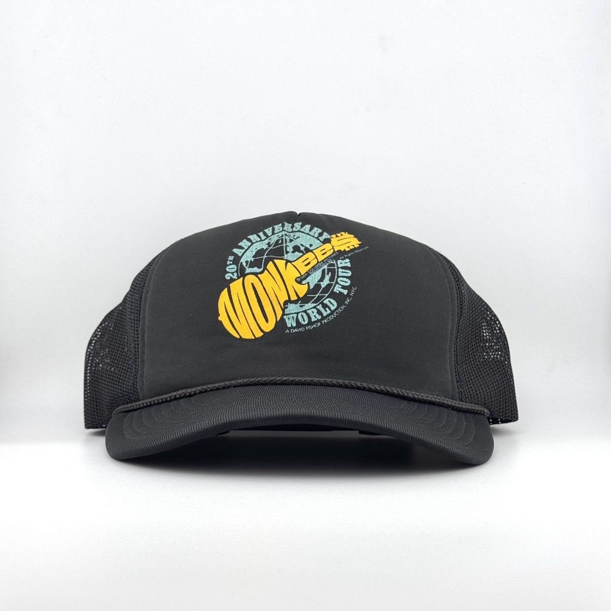 Vintage Vtg 1986 The Monkees 20th Anniv Tour Snapback Trucker Hat Size ONE SIZE - 1 Thumbnail