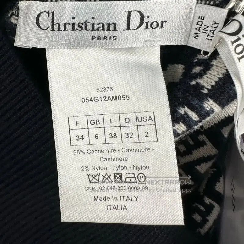 Dior Dior Women's Navy Wool Zip Jacket . Size XS / US 0-2 / IT 36-38 - 5 Thumbnail
