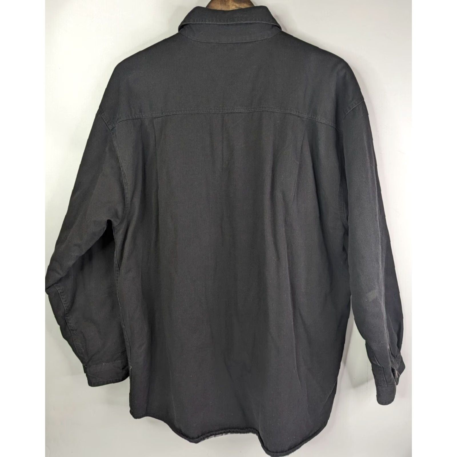 Vintage Wolverine Shacket Black Plaid Fleece Lined Heavyweight Workwear Mens Large Size US L / EU 52-54 / 3 - 4 Thumbnail