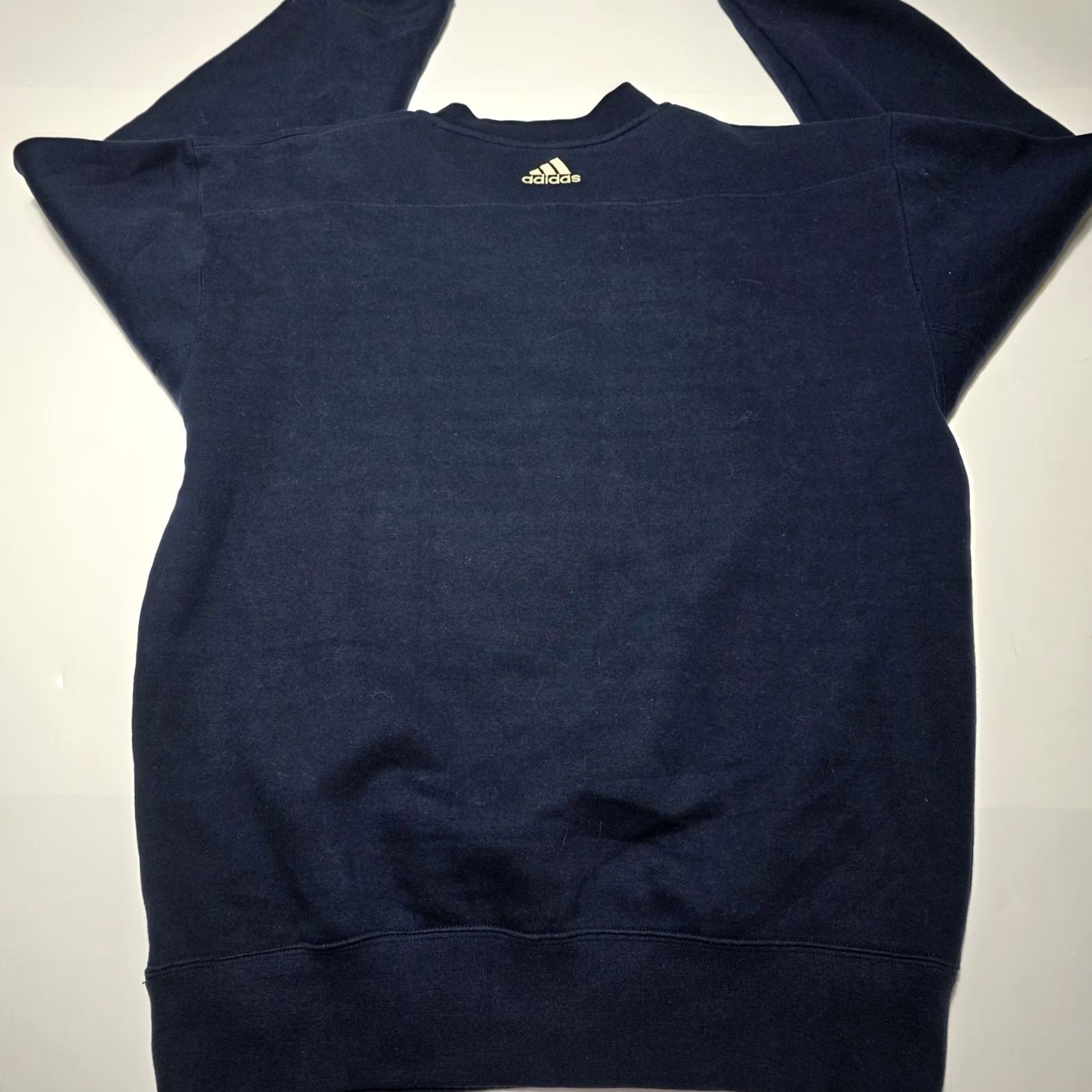 Adidas VINTAGE Notre Dame Fighting Irish Adidas Spellout Crewneck Men's Small Blue Heavyweight Crew Neck Pullover Sweatshirt Long Sleeve Size US S / EU 44-46 / 1 - 6 Thumbnail