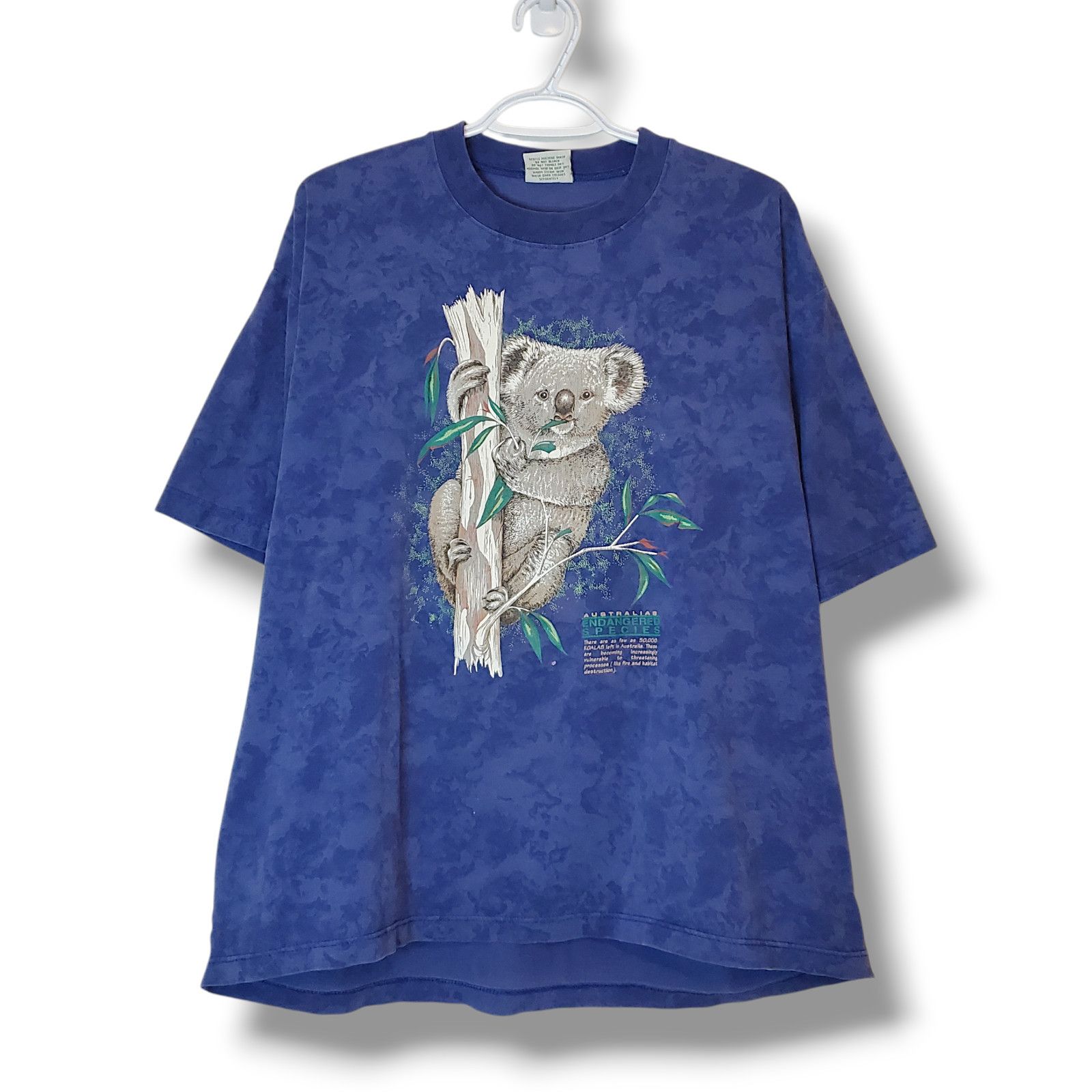 Vintage Vintage 90s Koala Tye Dye Graphic Shirt Purple Size XL Size US XL / EU 56 / 4 - 1 Thumbnail