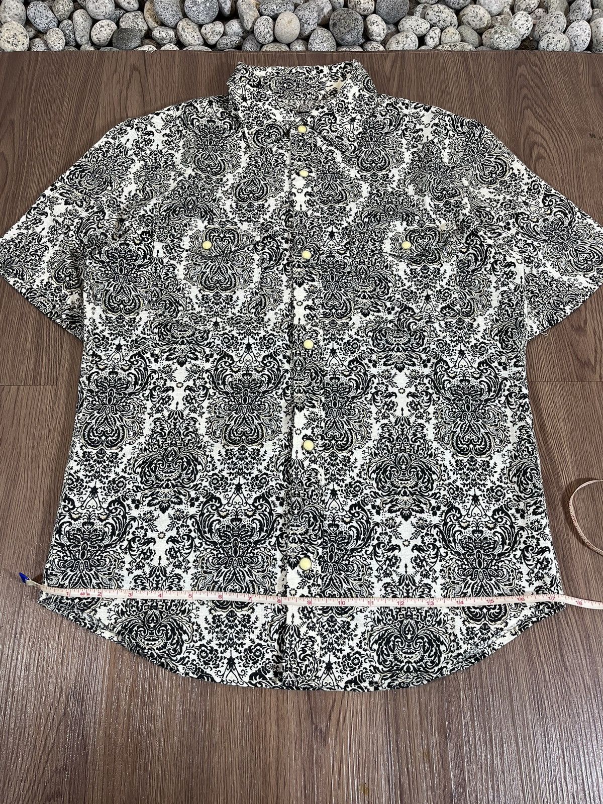 Tornado Mart Tornado Mart Baroque Pattern Short Sleeve Shirt Size US S / EU 44-46 / 1 - 11 Thumbnail