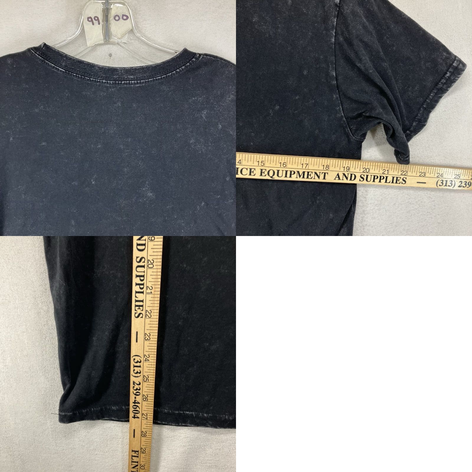 Burton Tim Burton Corpse Bride Movie Graphic Acid Wash Retro Goth T-Shirt Medium Black Logo Unisex Adults Short Sleeve Crew Neck Regular Fit Vintage No Size M / US 6-8 / IT 42-44 - 8 Thumbnail