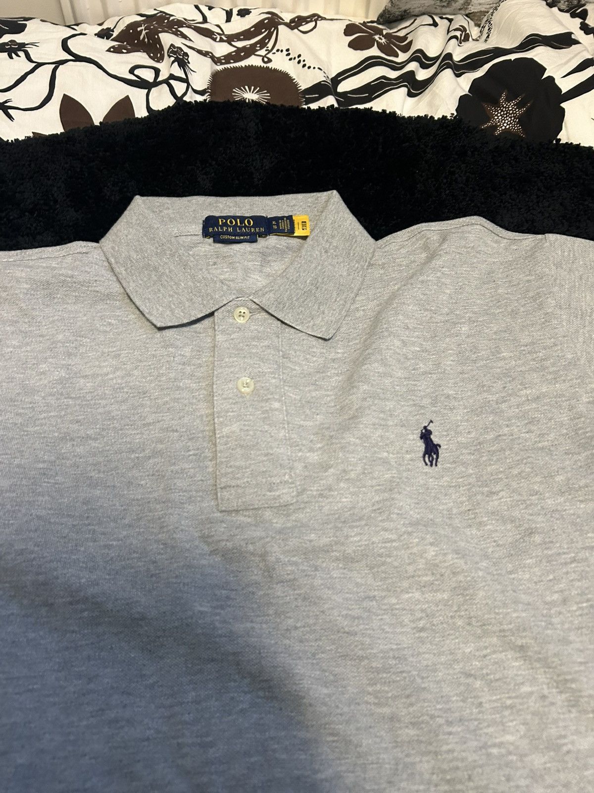 Polo Ralph Lauren Grey Ralph Lauren Polo Size US XL / EU 56 / 4 - 2 Thumbnail