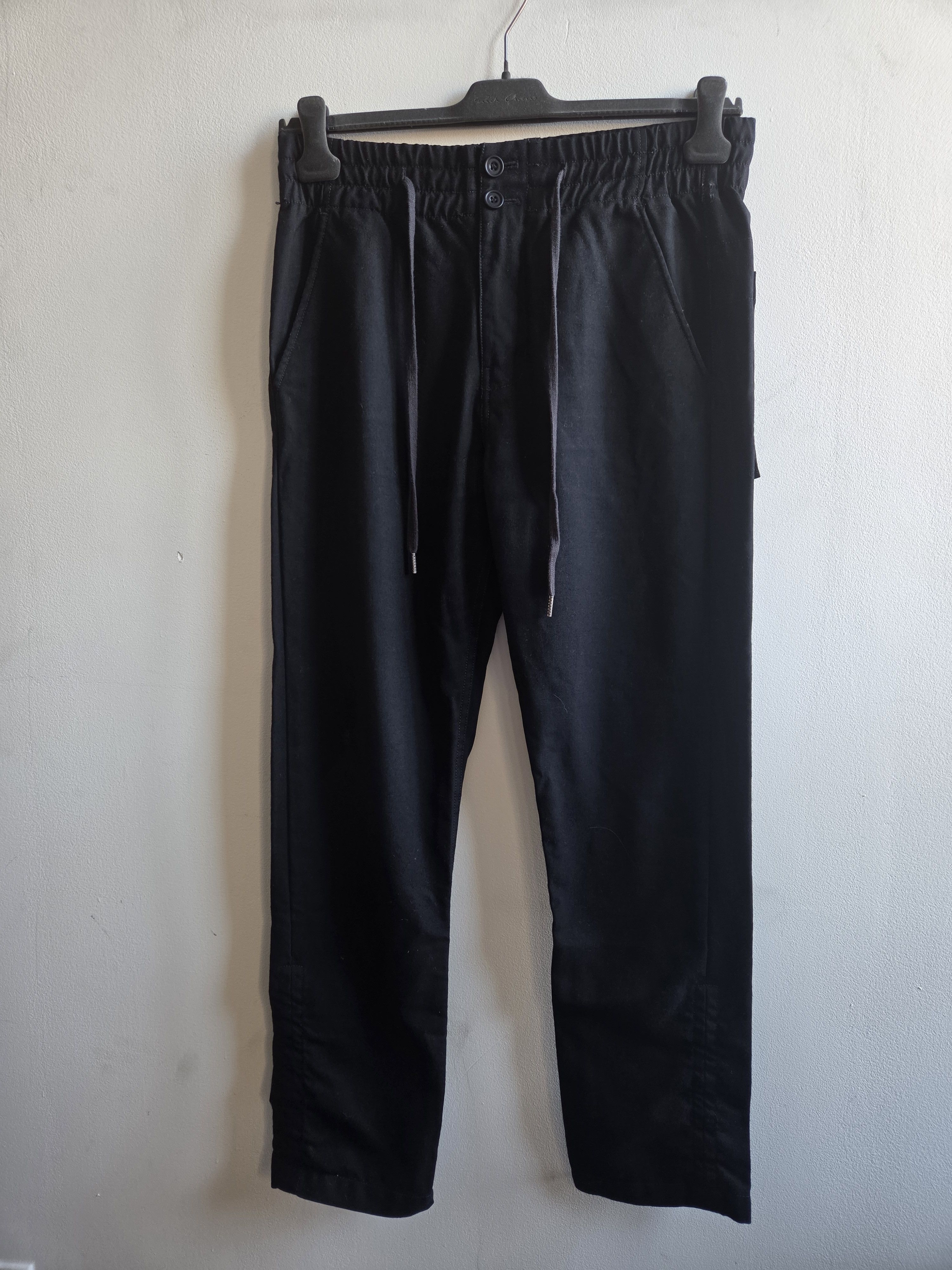 Helmut Lang Archive 90s Helmut Lang Striped Black Wool Trousers