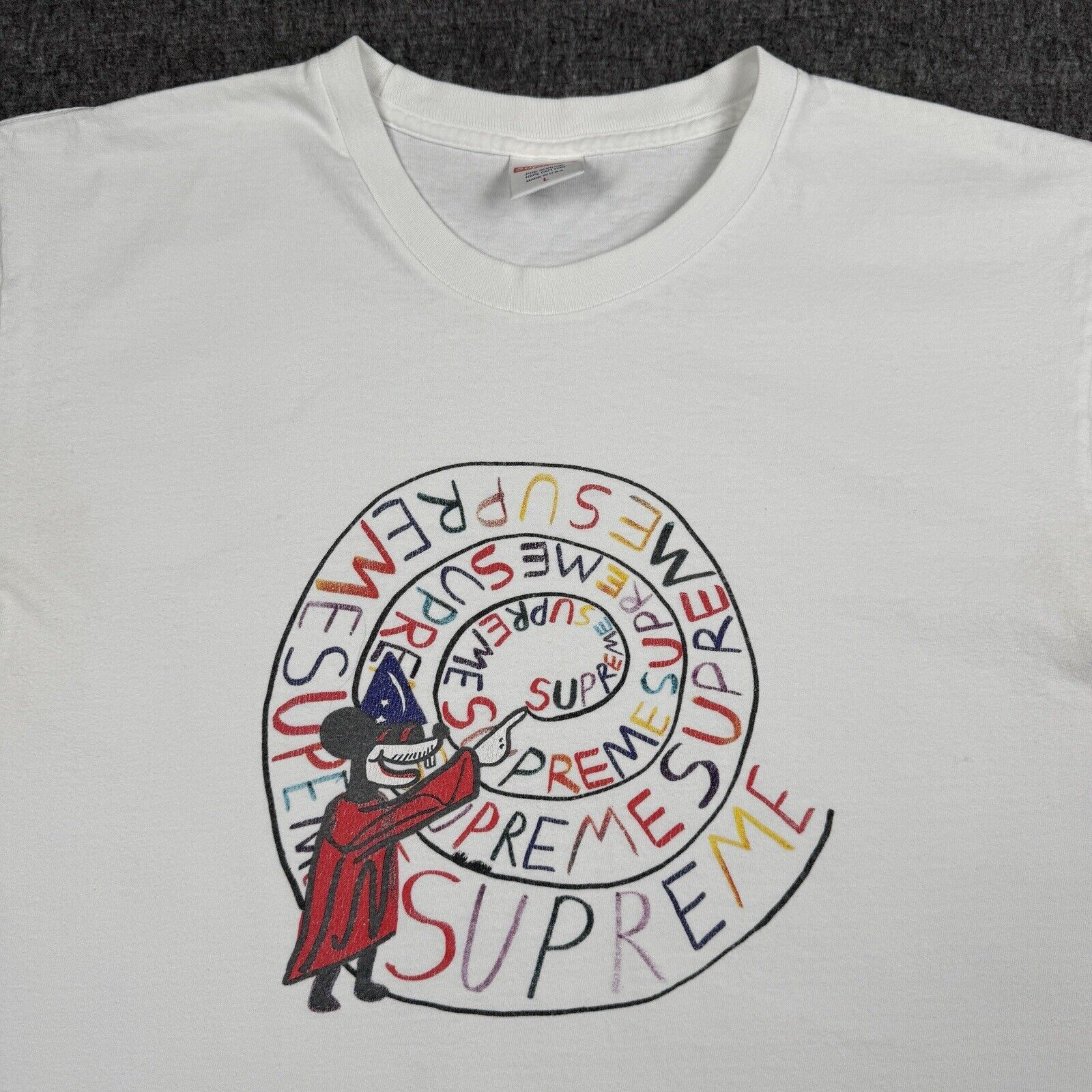 Supreme Supreme X Joe Roberts Swirl Mickey Tee Shirt Mens Large Art Size US L / EU 52-54 / 3 - 3 Thumbnail
