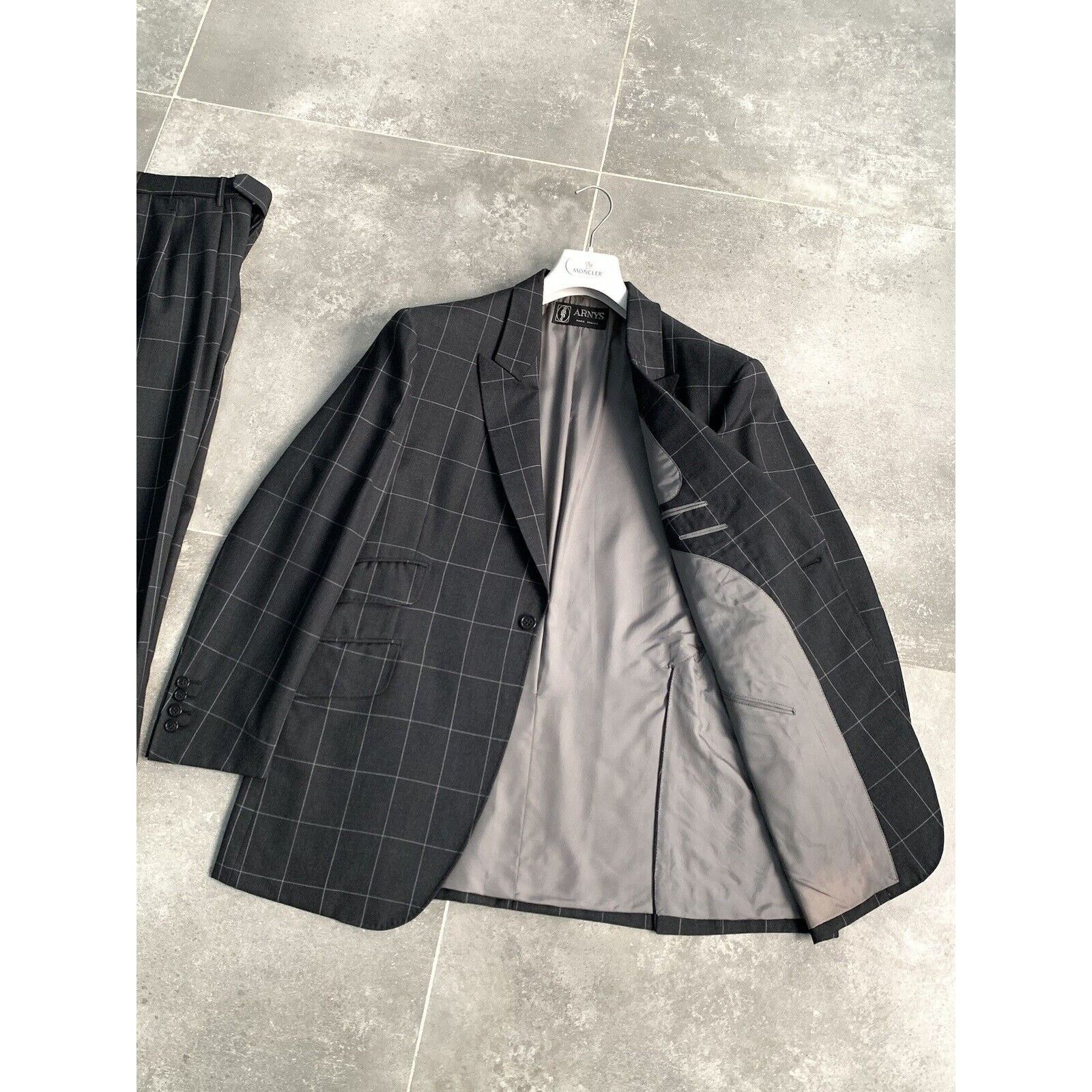 Designer × Vintage Men's ARNYS PARIS Bespoke Suit Blazer Trousers EU 50 UK 40 Size 50S - 12 Thumbnail