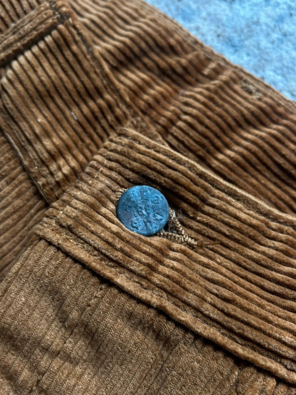Other Old Chap Sz W 27 L 34 Corduroy Deadstock 70s Women's Jeans Size 27" / US 4 / IT 40 - 3 Thumbnail