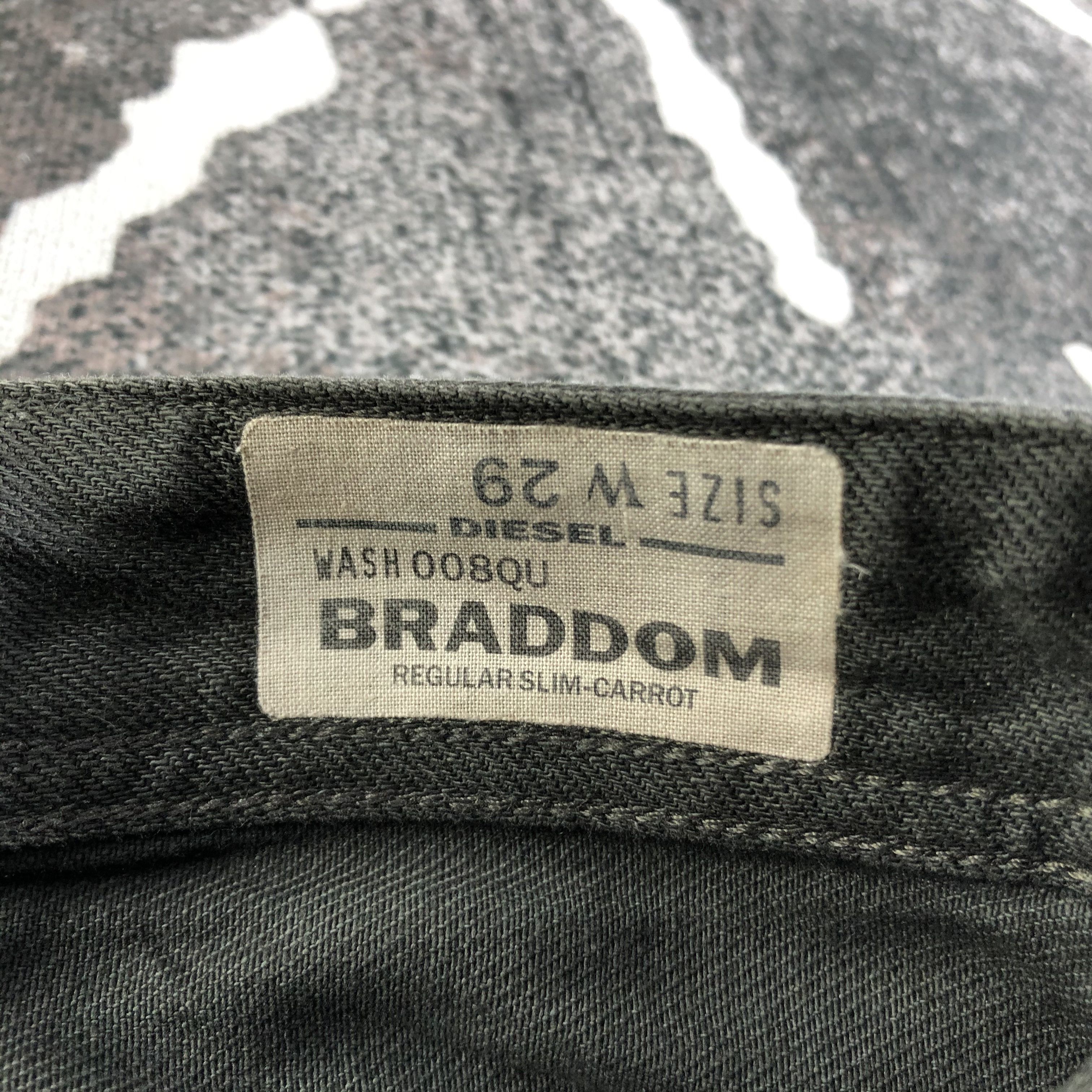 Diesel Diesel Jeans Faded Gray Denim KJ2933 Size US 29 - 10 Thumbnail