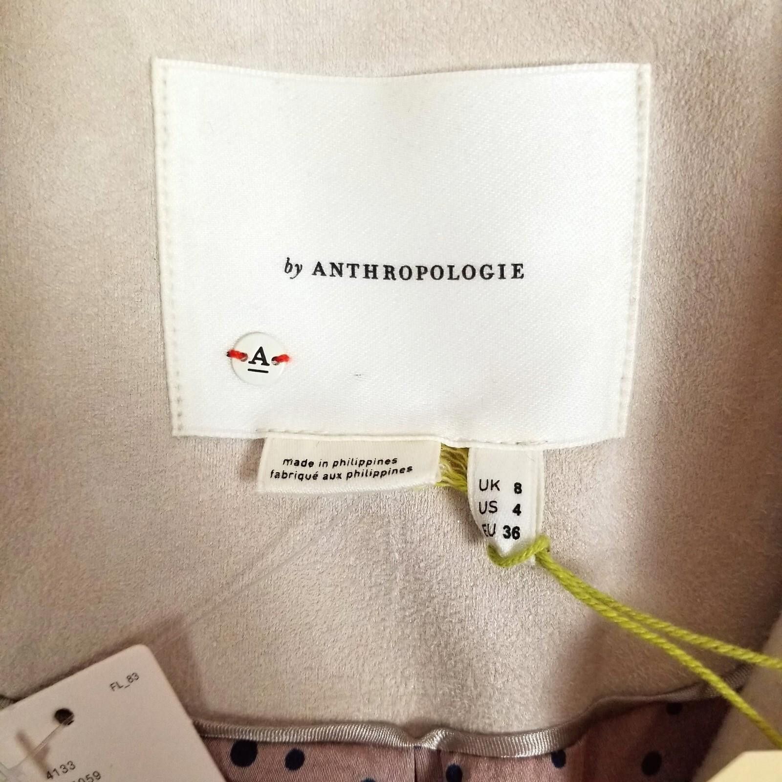 Anthropologie NWT Anthropologie Evaline Textured Coat Natural Sz 4 Size S / US 4 / IT 40 - 9 Thumbnail