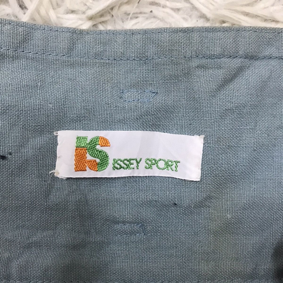 Issey Miyake Vintage Is Issey Sport Denim Button Up Box Pleats Skirt Size 24" / US 00 / IT 34 - 10 Thumbnail