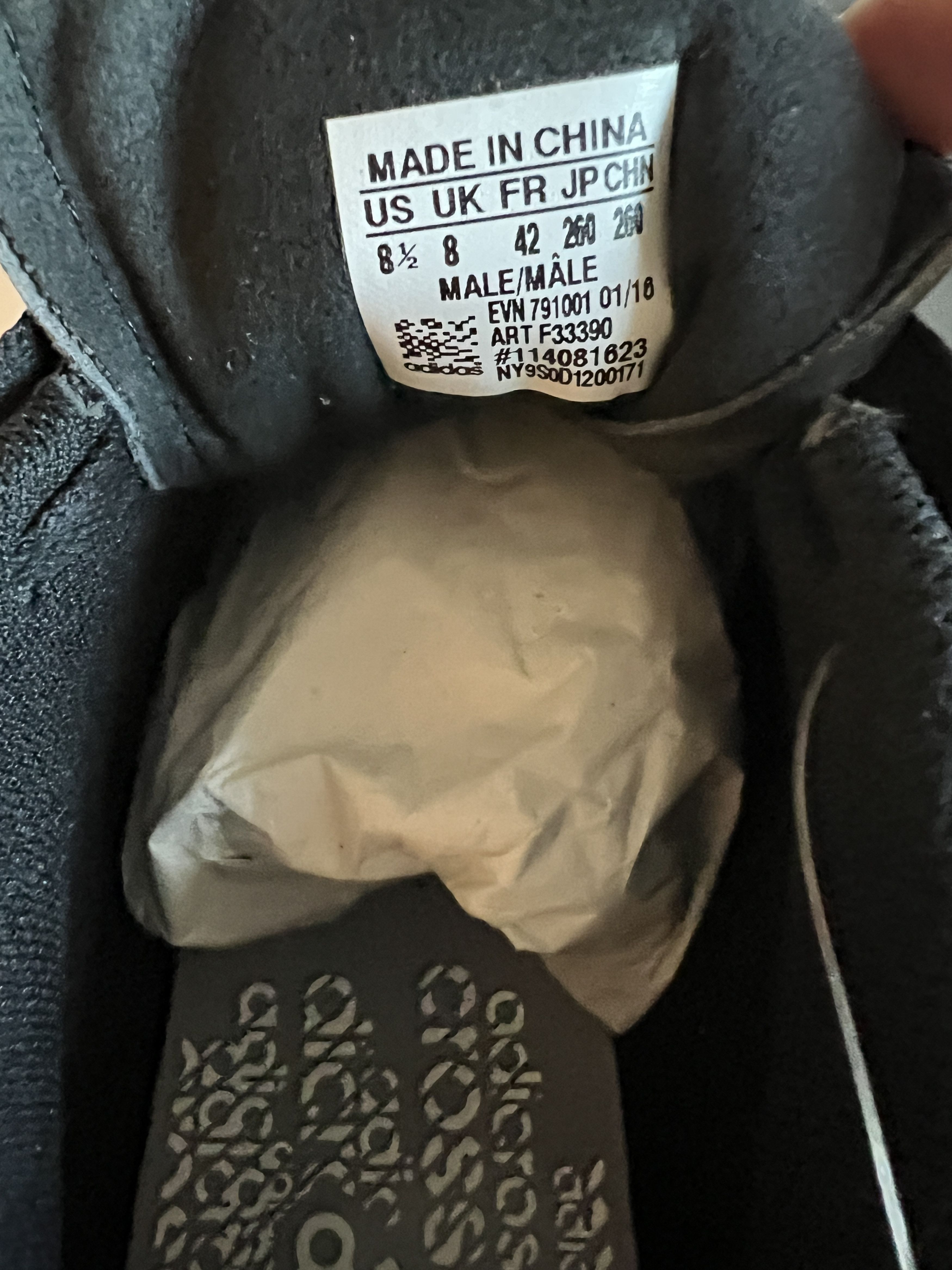 Adidas Adidas Adicross V Men's Golf Shoes Black US 8.5 NEW In Box Size US 8.5 / EU 41-42 - 6 Thumbnail