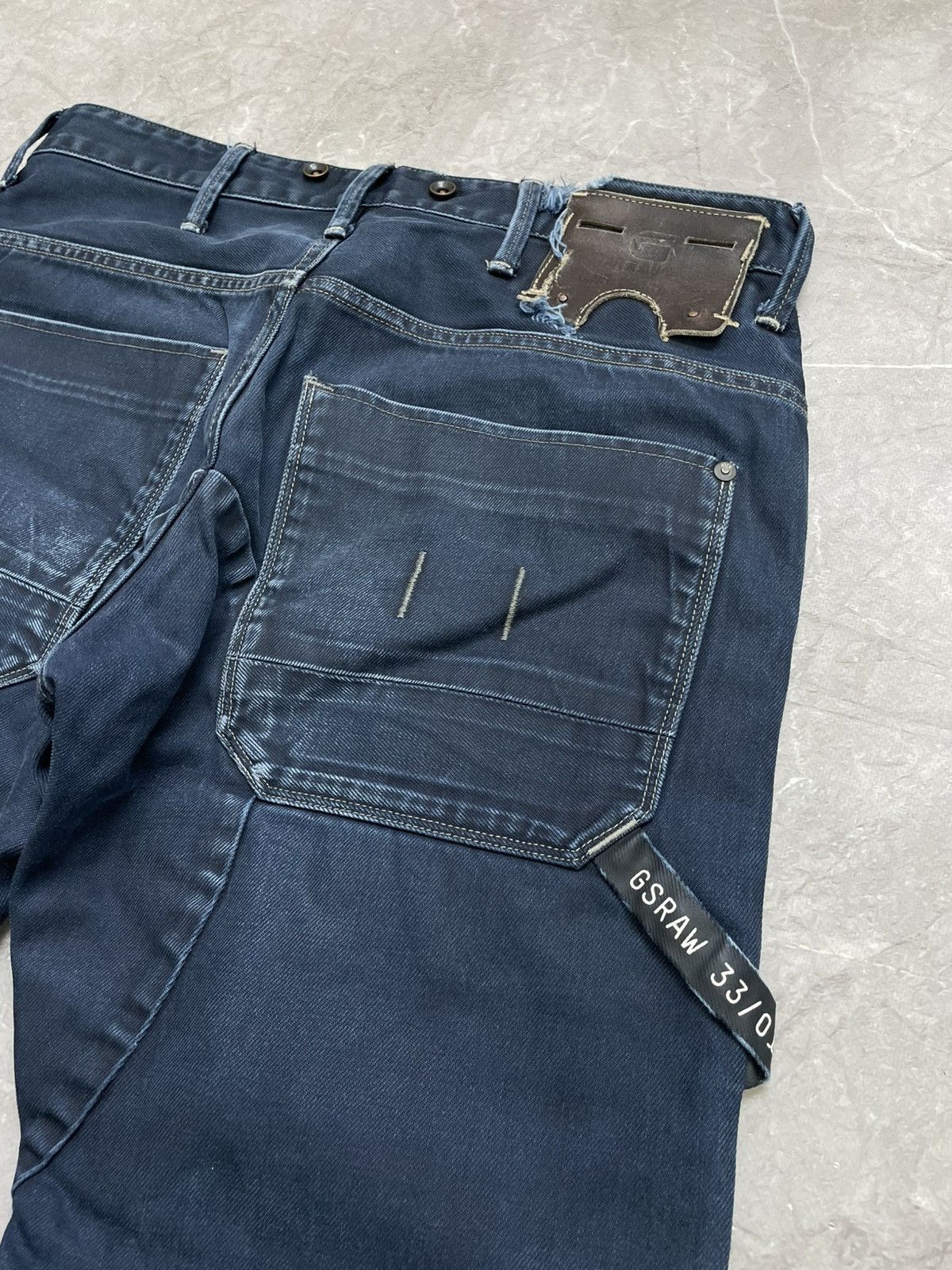 G-Star G star raw wide leg baggy double knee jeans pants y2k Size US 33 - 11 Thumbnail