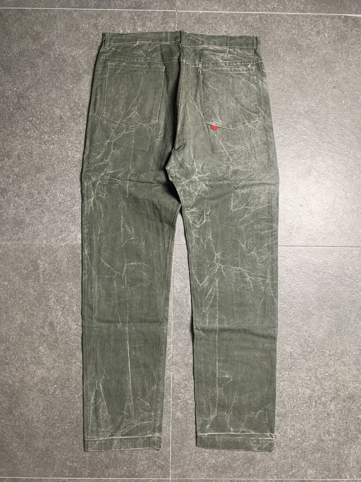 Japanese Brand 2000s ByeMRT Paris Acid Wash Pants Size US 30 / EU 46 - 10 Thumbnail