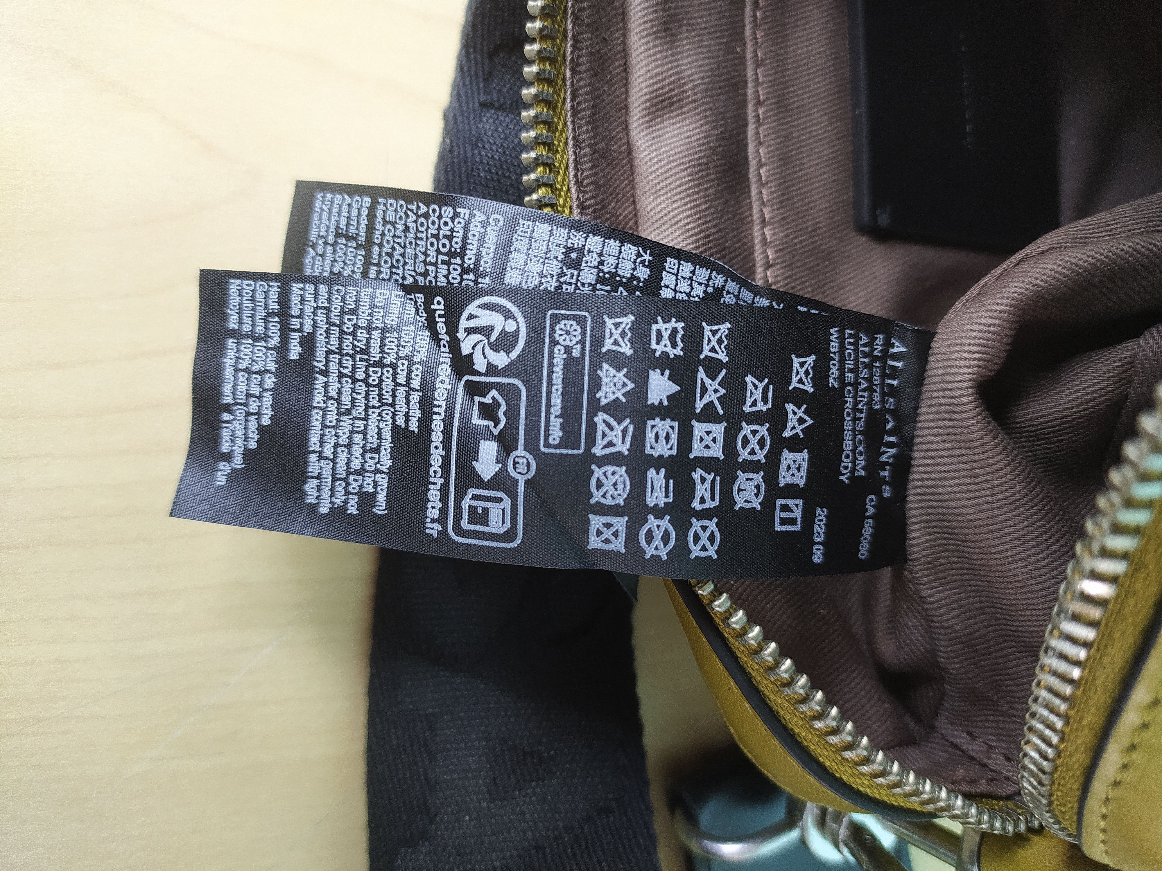 Allsaints AllSaints Lucile Leather Bag Free Shipping FTP/8013 Size ONE SIZE - 12 Thumbnail