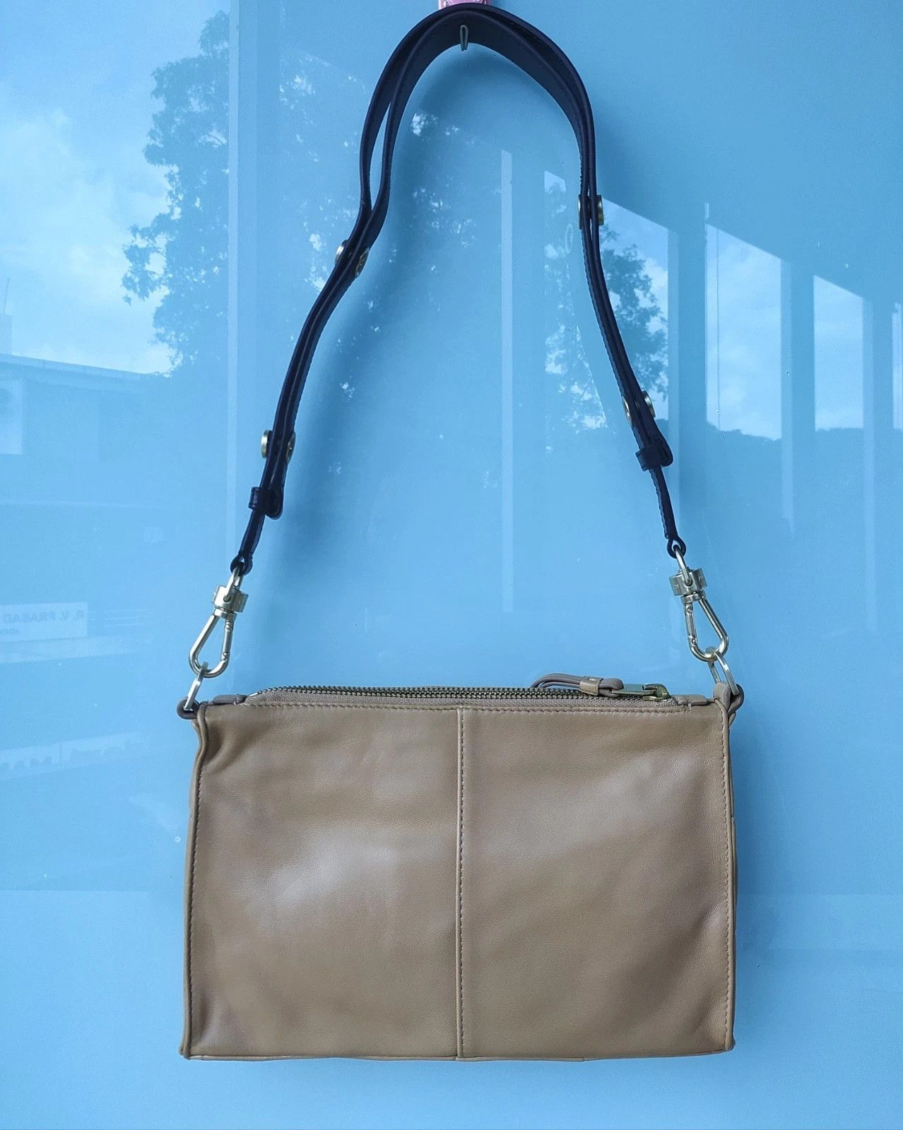 Allsaints ALLSAINTS Eve Leather Quilted Crossbody Bag FTP - 8020 Size ONE SIZE - 6 Thumbnail
