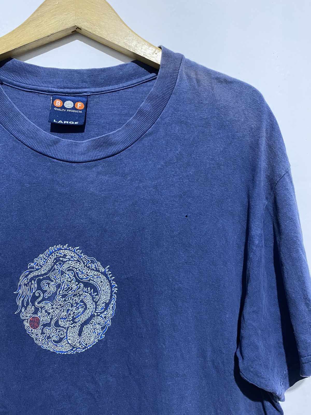 Recon × Subware × Vintage Vintage 90s BSF dragon center logo rare tshirts Size US L / EU 52-54 / 3 - 6 Thumbnail