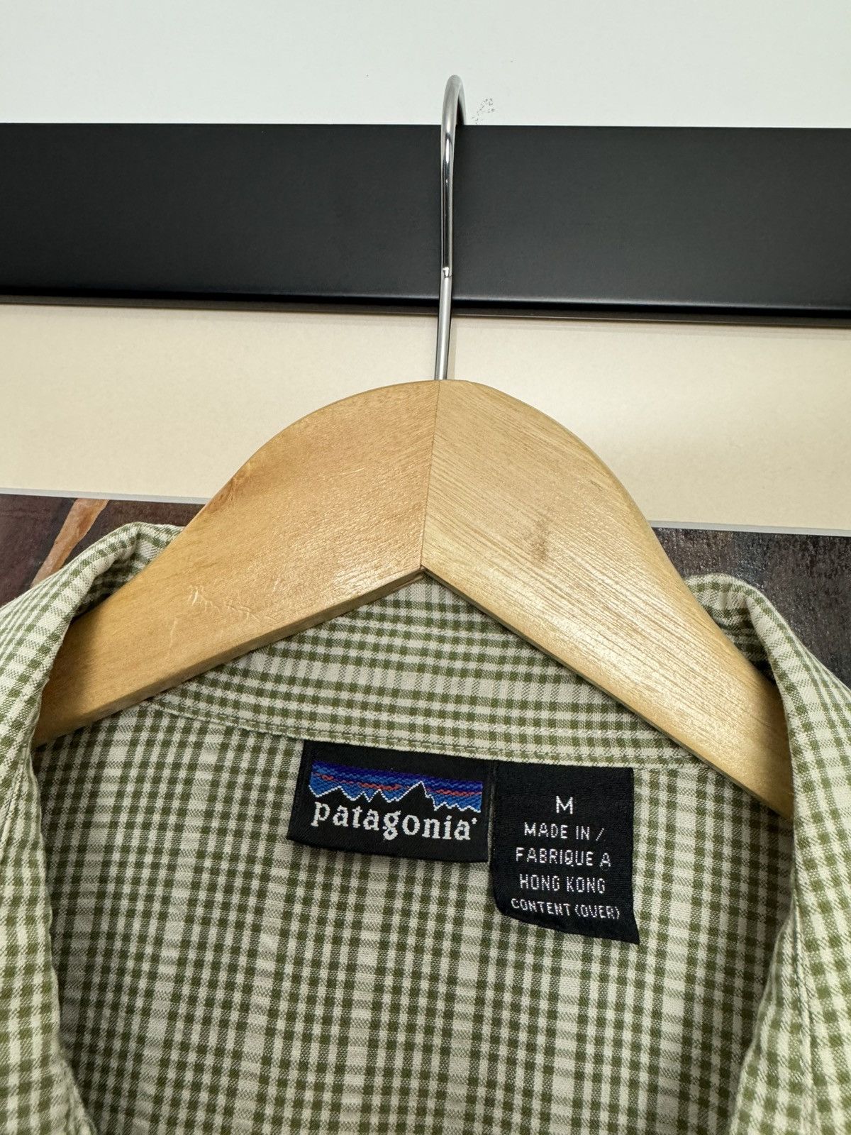 Patagonia Organic Cotton Natural Button Up Shirt Vintage
