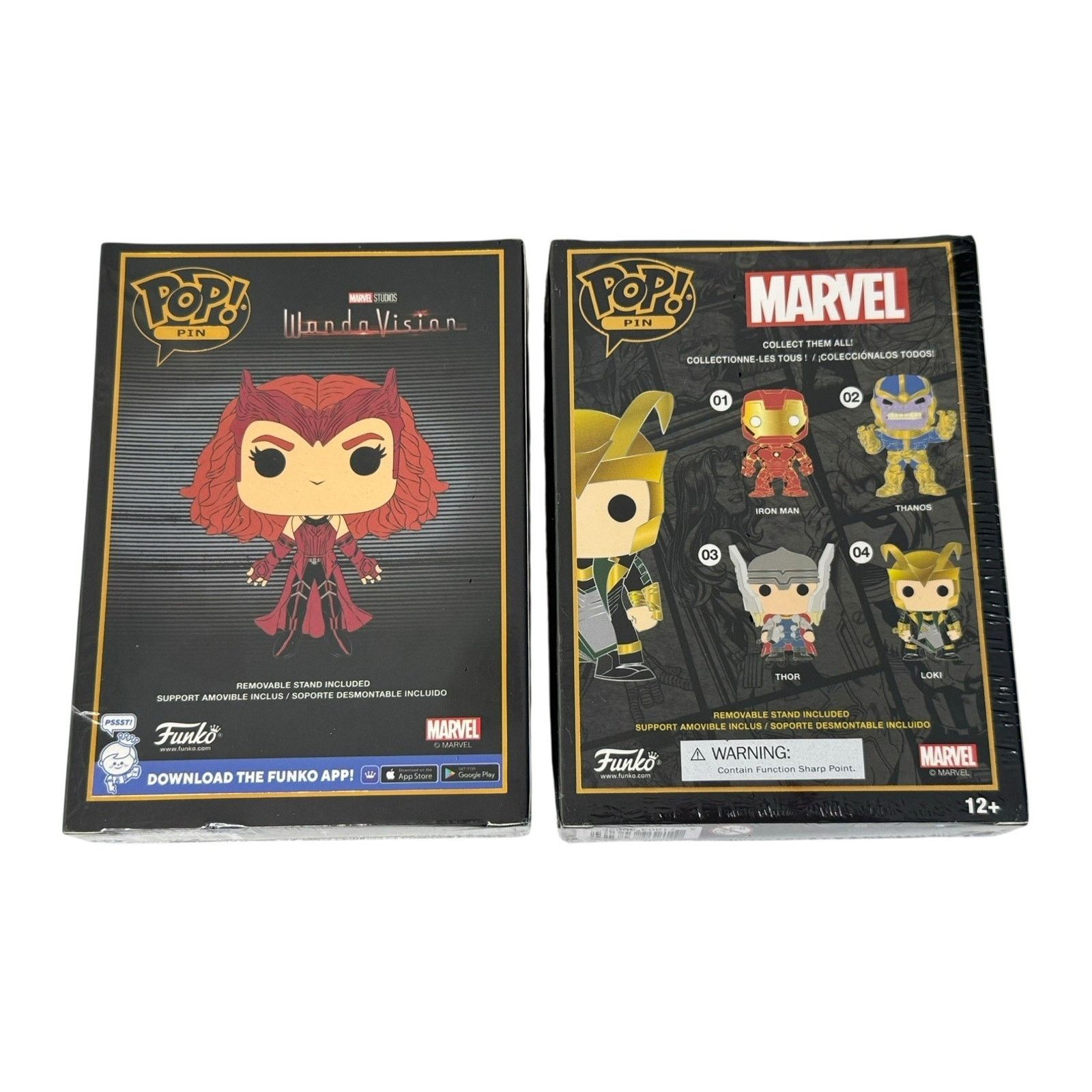 Other FUNKO POP! Scarlet Witch Wanda Vision Loki Marvel Enamel Pin Size ONE SIZE - 3 Thumbnail