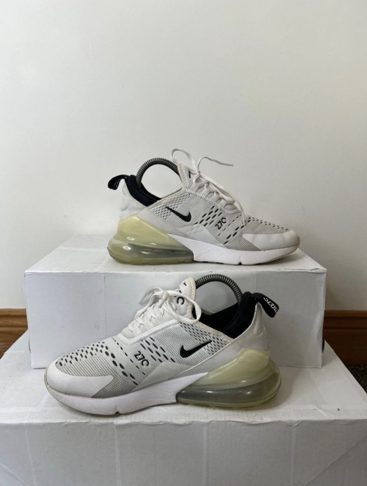 Nike Nike air max 270 white mesh running trainers womens uk 5 Size US 7.5 / IT 37.5 - 2 Thumbnail