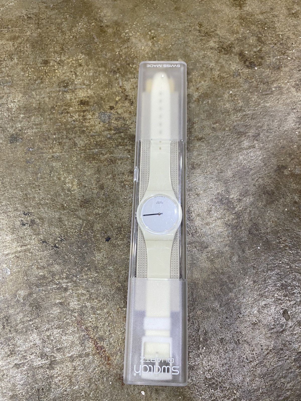 Swatch × Vintage Vintage 90s Swatch Black & white watch Size ONE SIZE - 4 Thumbnail