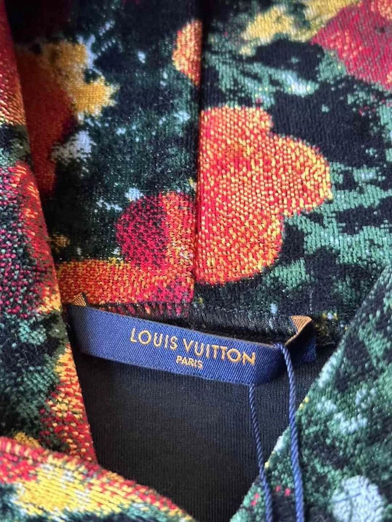 Louis Vuitton Louis Vuitton Floral Space Cotton Hoodie 2501-Nextarrow Size US S / EU 44-46 / 1 - 4 Thumbnail