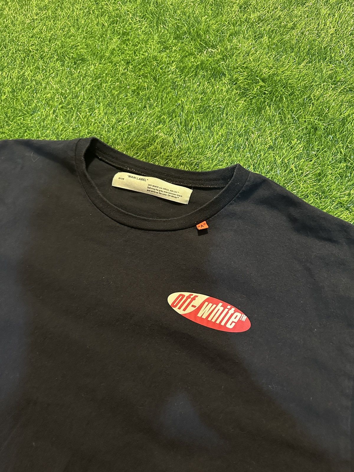 Off-White Off white ss19 split logo tee shirt size XL Size US XL / EU 56 / 4 - 3 Thumbnail