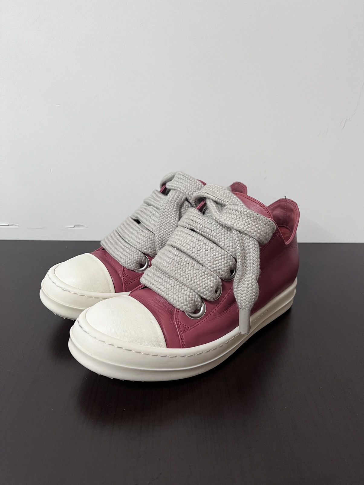 Rick Owens RICK OWENS JUMBO LACE RAMONES LOW SNEAKER | Grailed