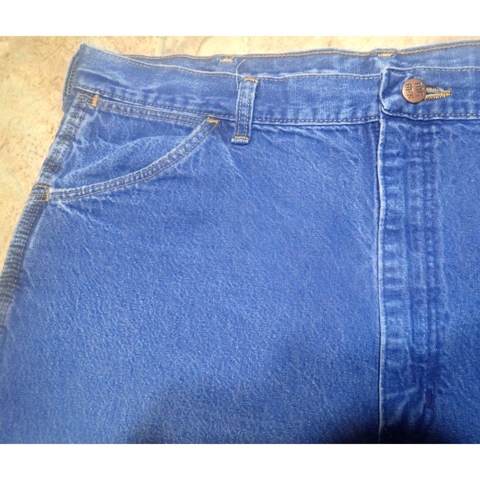 Wrangler VINTAGE Wrangler Big Ben Carpenter Pants Made in USA Work Jeans Blue 38x29 Unisex Adults Size US 38 / EU 54 - 6 Thumbnail