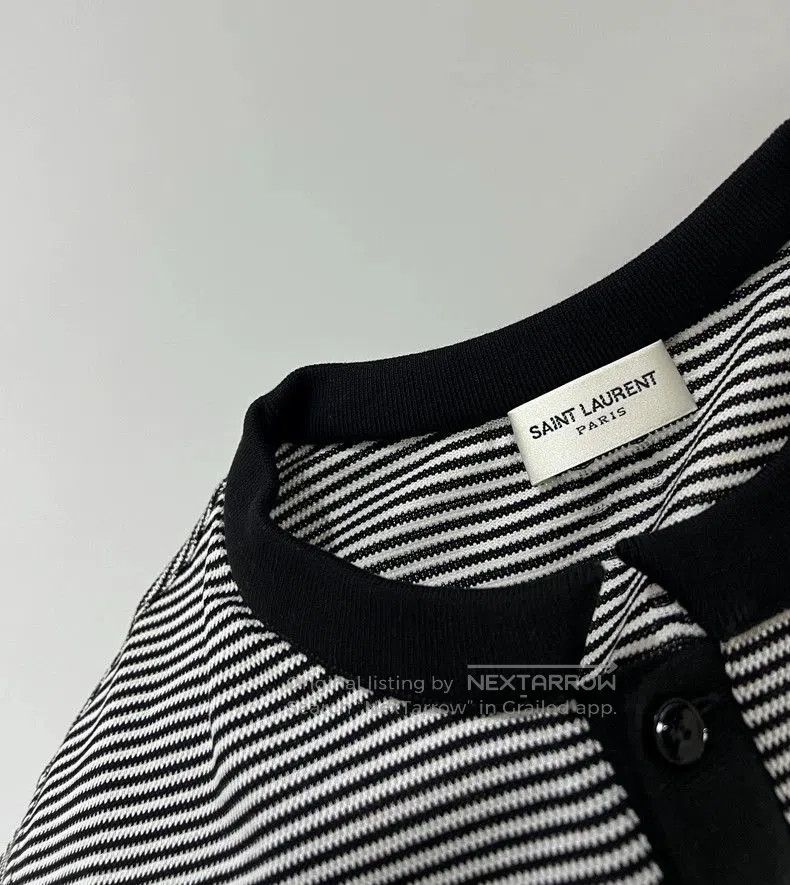 Saint Laurent Paris Saint Laurent Paris Men's Short Sleeve Polo. Size US S / EU 44-46 / 1 - 5 Thumbnail