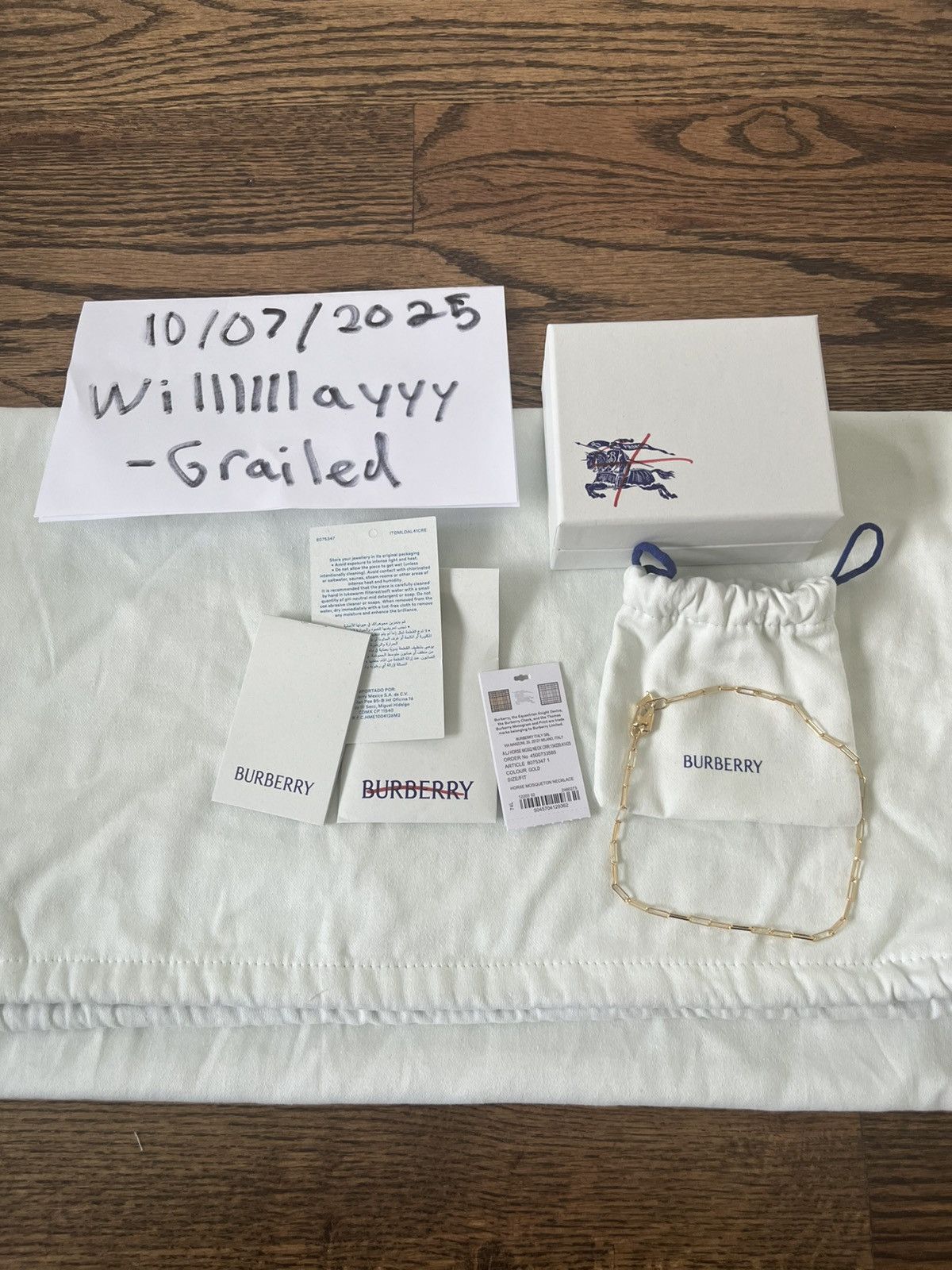 Burberry Burberry Horse Necklace Size ONE SIZE - 2 Thumbnail
