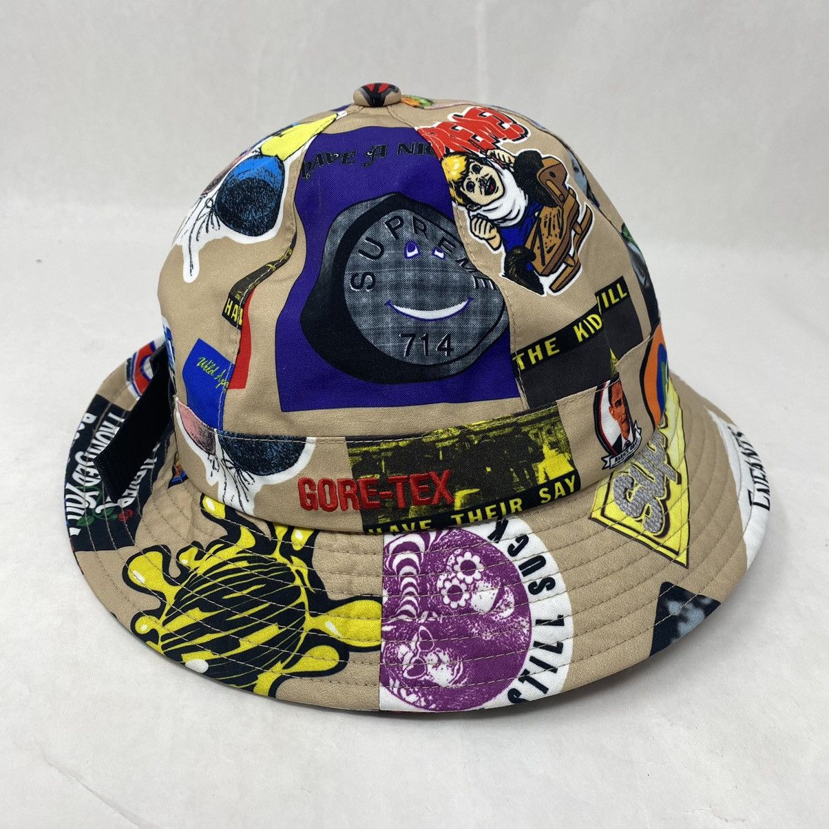 Goretex × Supreme Supreme Gore-Tex Stickers Bell Bucket Hat