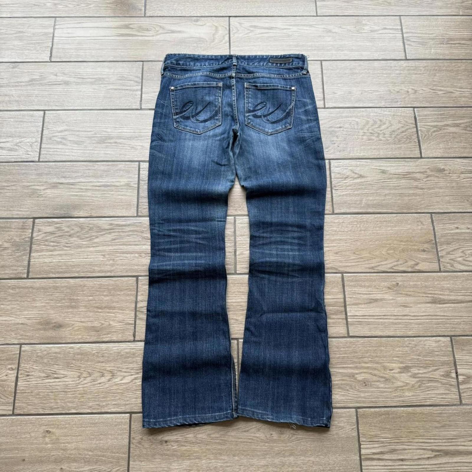 Express Y2K Express Jeans Denim Flared Boot Cut Womens Jeans Size 27" / US 4 / IT 40 - 1 Thumbnail