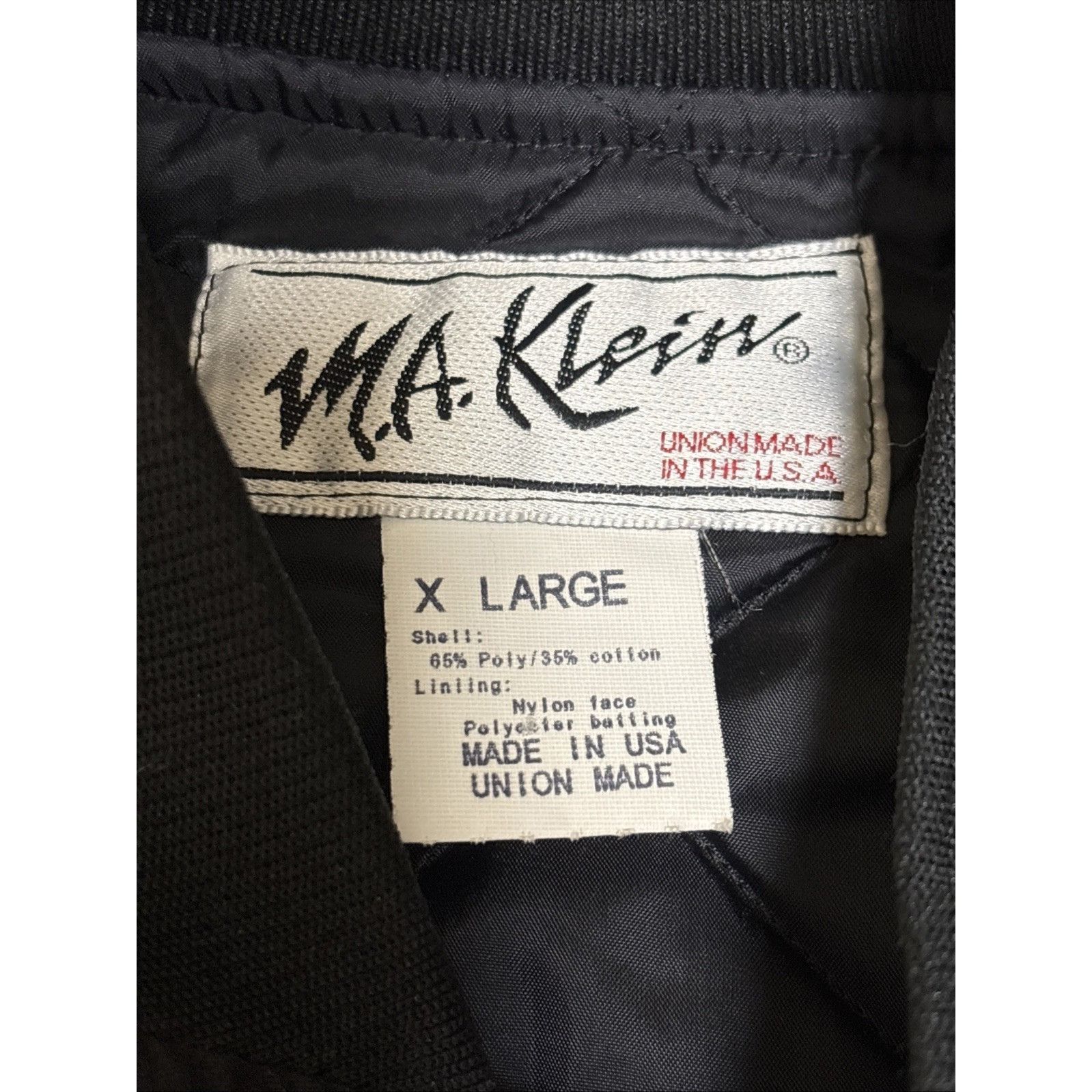 Other Vtg Fishing Club Bomber Jacket Mens XL Black Embroidered Can Size US XL / EU 56 / 4 - 8 Thumbnail