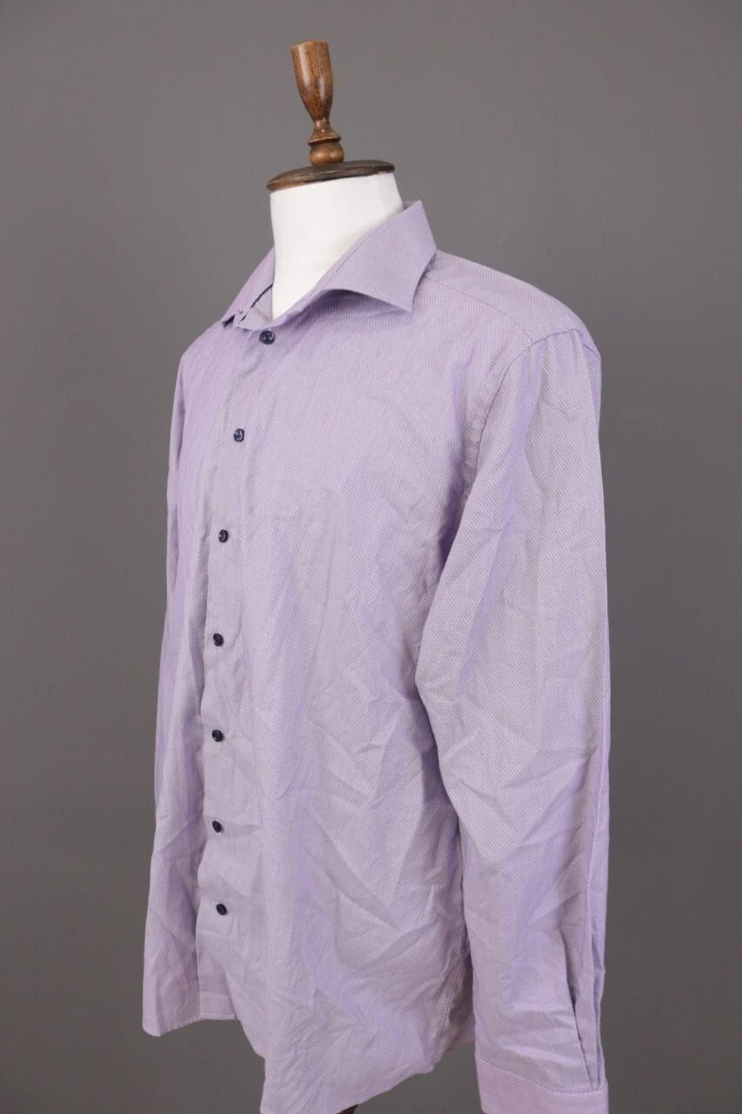 Eton Eton Contemporary Purple Oxford Shirt Size 45 / 17.75 / XXL Size US XXL / EU 58 / 5 - 9 Thumbnail