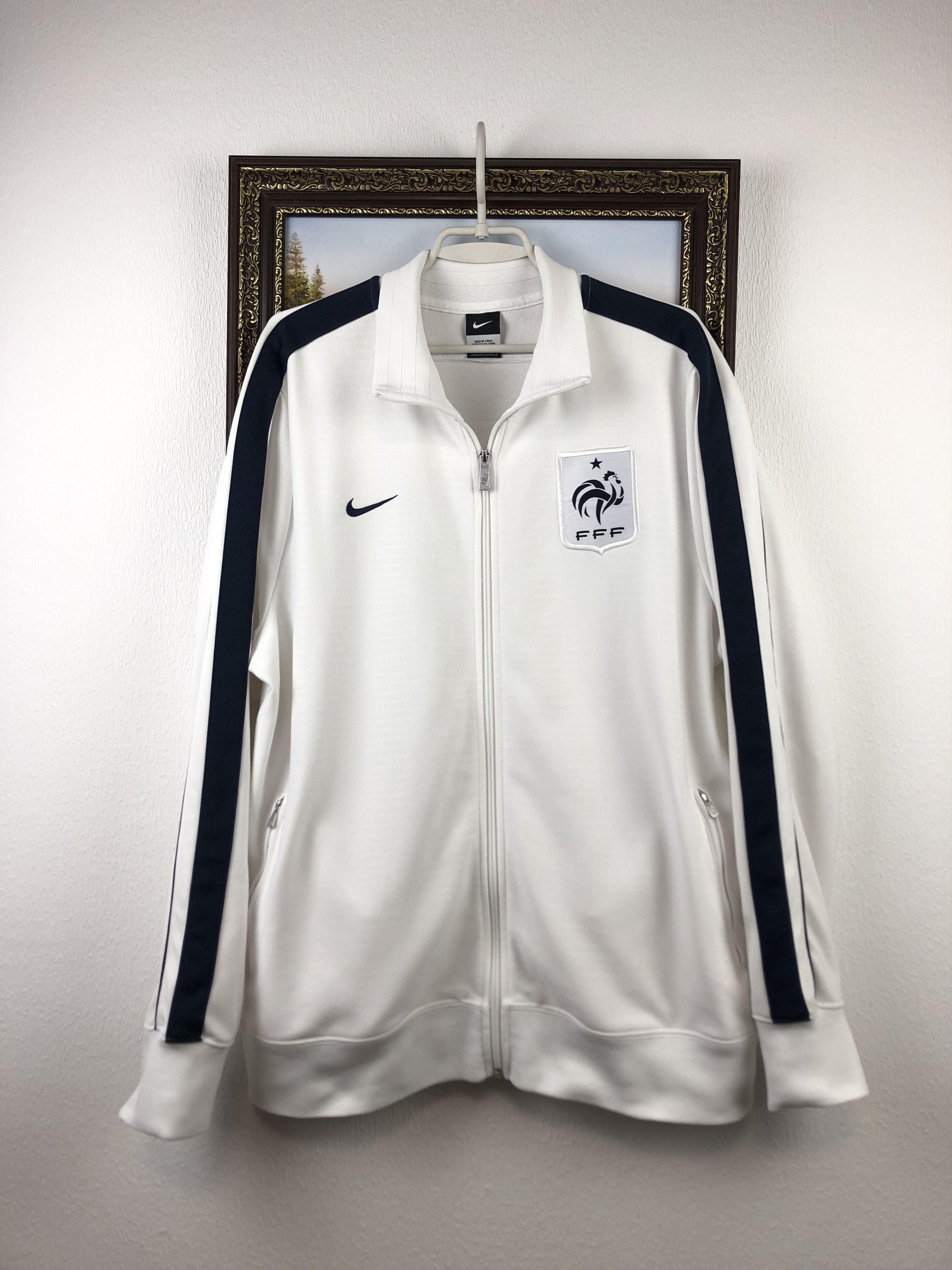 Nike Nike France FFF Football Track Jacket 2024 Euros Medium