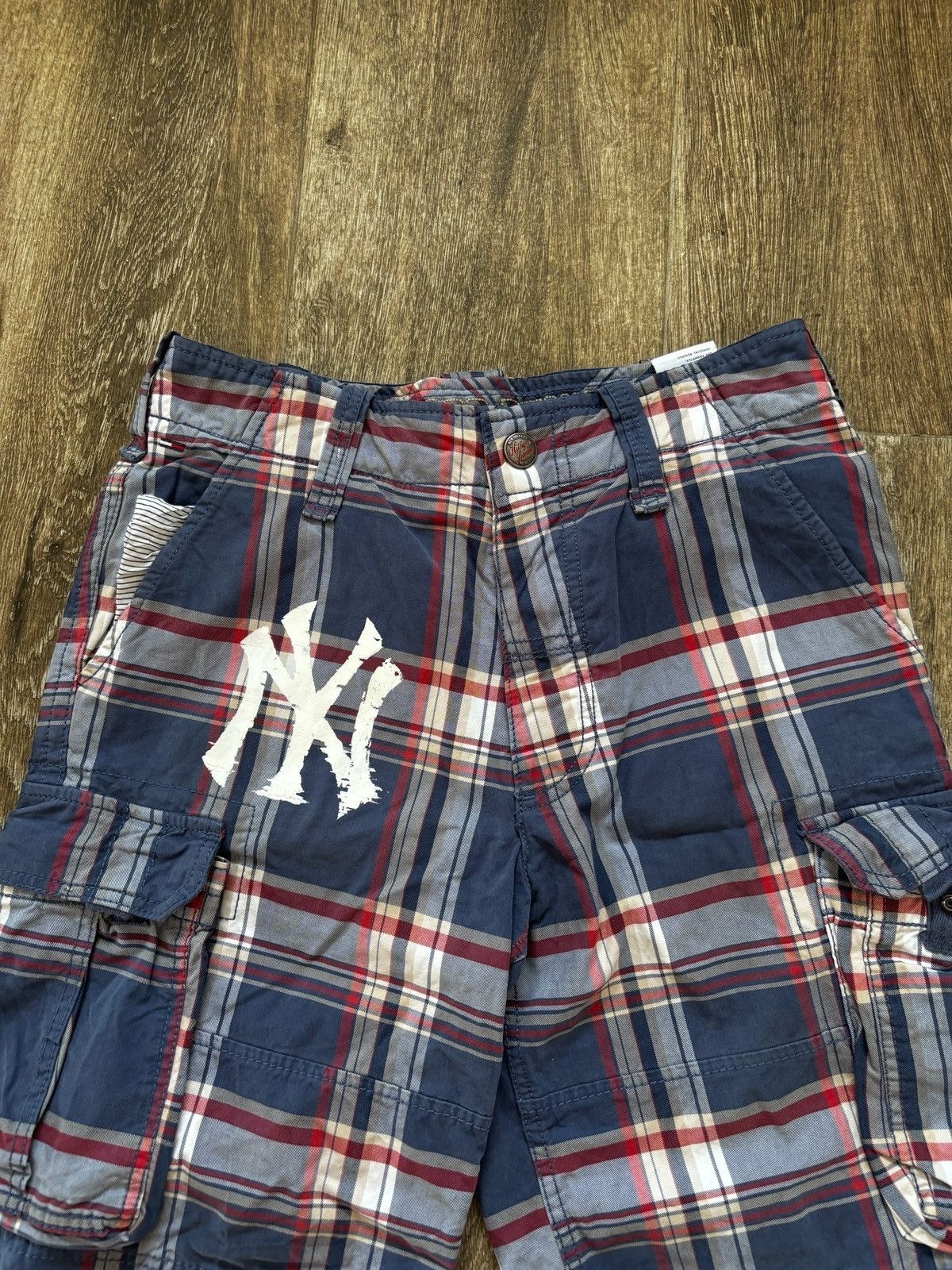 New York Yankees Y2k New York Yankees x Tommy Hilfiger Baggy Jeans Vintage Size US 32 / EU 48 - 4 Thumbnail