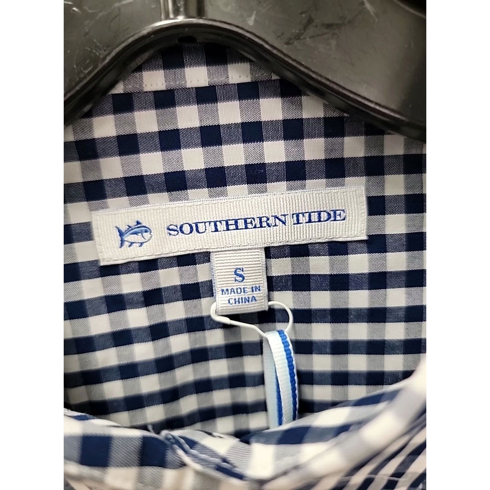 Southern Tide NWT Southern Tide Shirt Womens S Multicolor Check Long Sleeve Button Pullover Collared Blouse Size S / US 4 / IT 40 - 3 Thumbnail