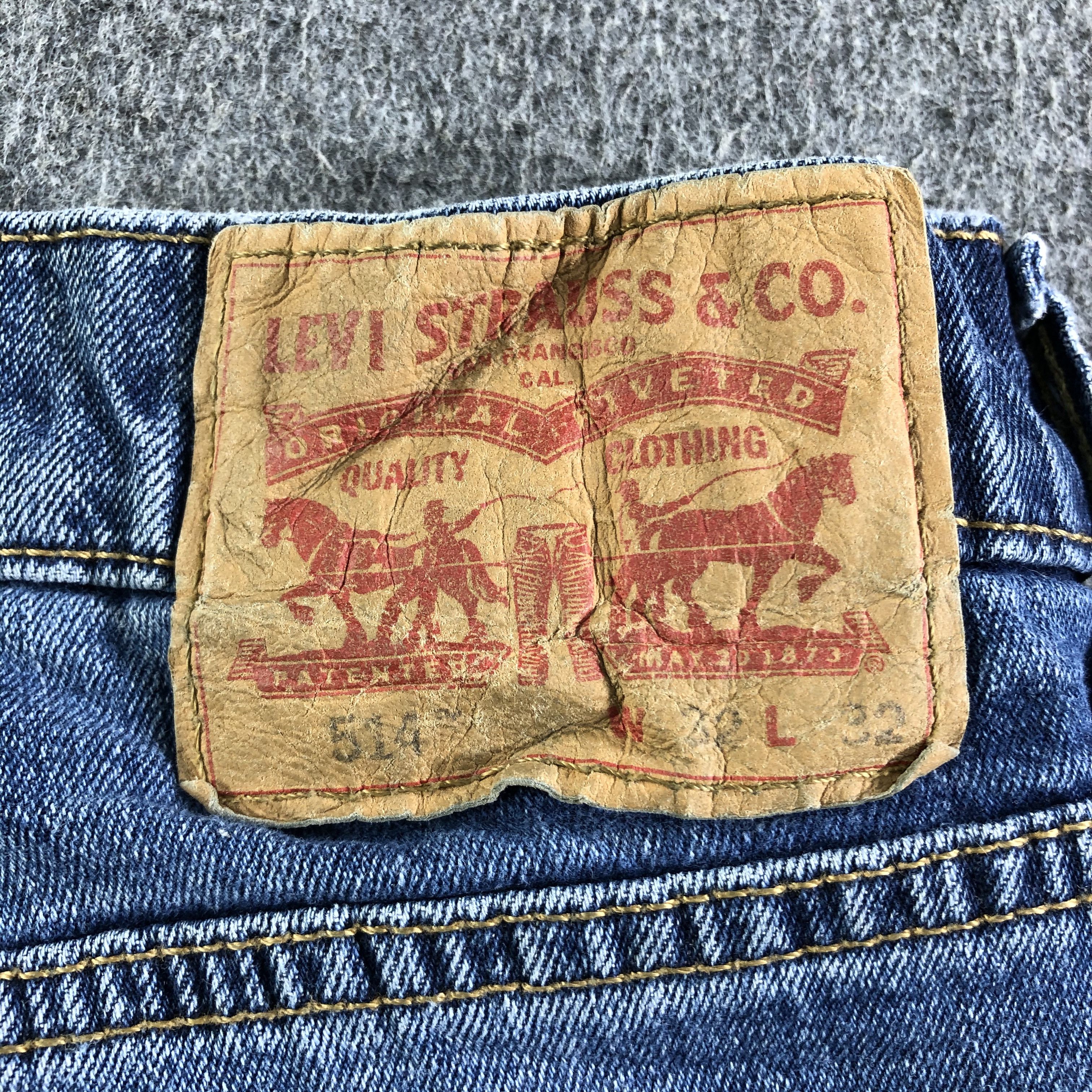 Levi's Vintage Blue Wash Levis 514 Jeans-J4425 Size US 32 / EU 48 - 5 Thumbnail