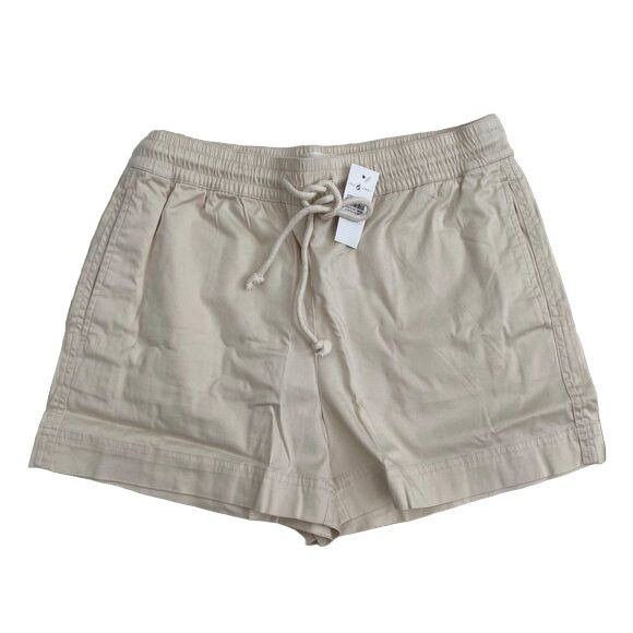 Lou & Grey Lou & Grey Drawstring Elastic Waist Shorts Crisp Coconut Col Size 27" / US 4 / IT 40 - 1 Thumbnail