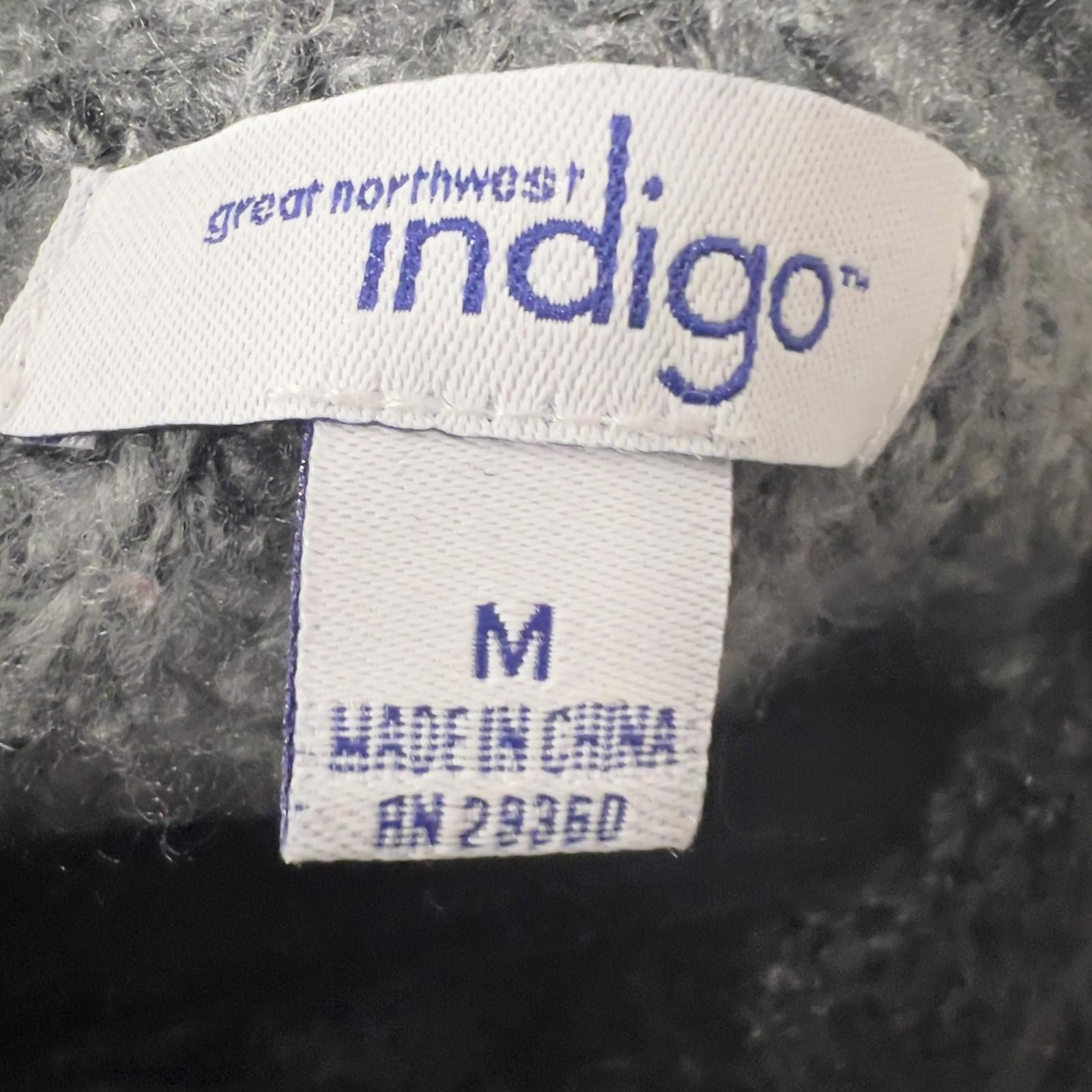 Other Great Northwest Indigo Women's Cowl Neck Sweater Medium Size M / US 6-8 / IT 42-44 - 3 Thumbnail