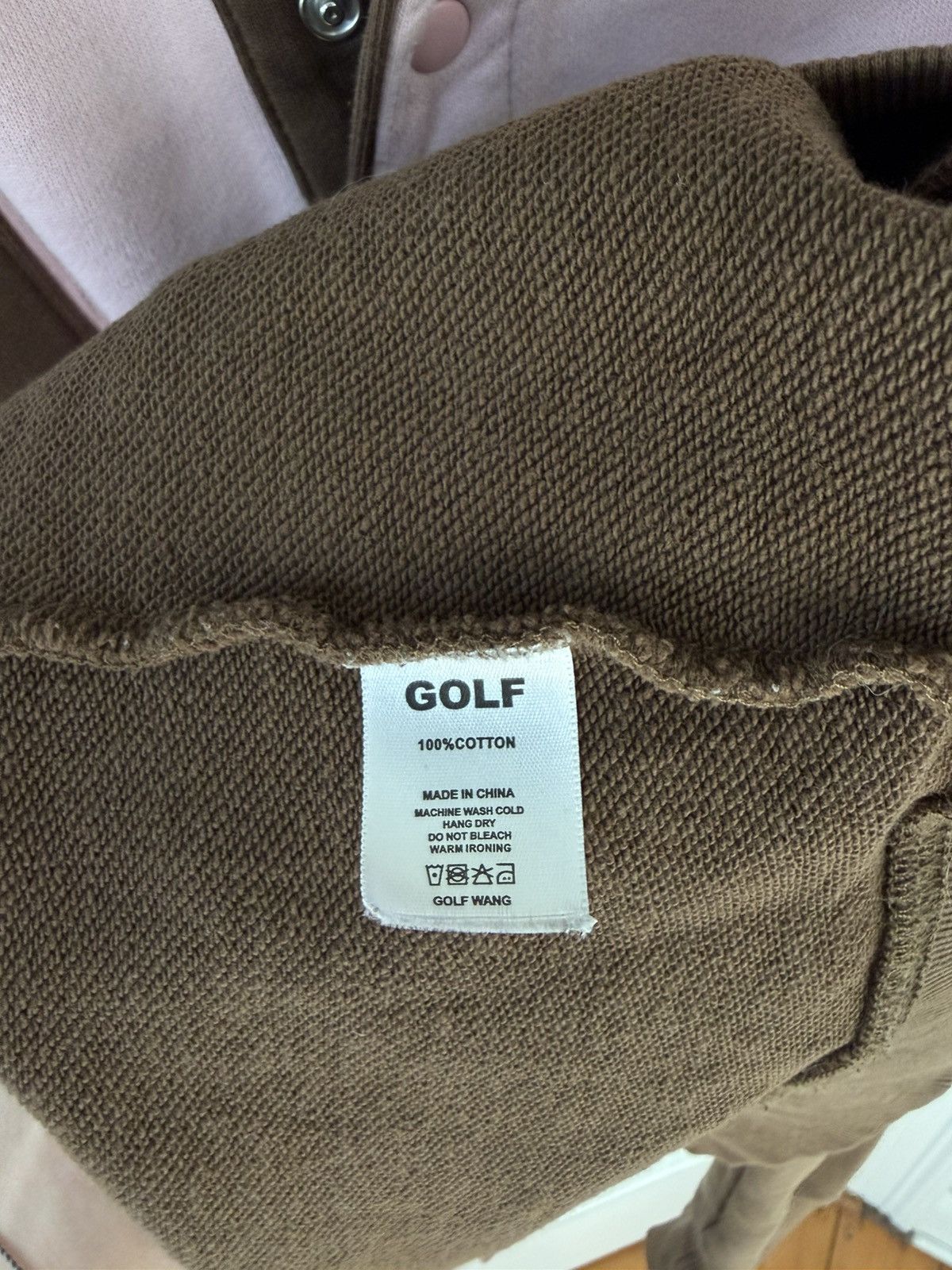 Golf Wang Golf Wang Two Tone Long Sleeve Polo in the Brown/Pink size S Size US S / EU 44-46 / 1 - 5 Thumbnail