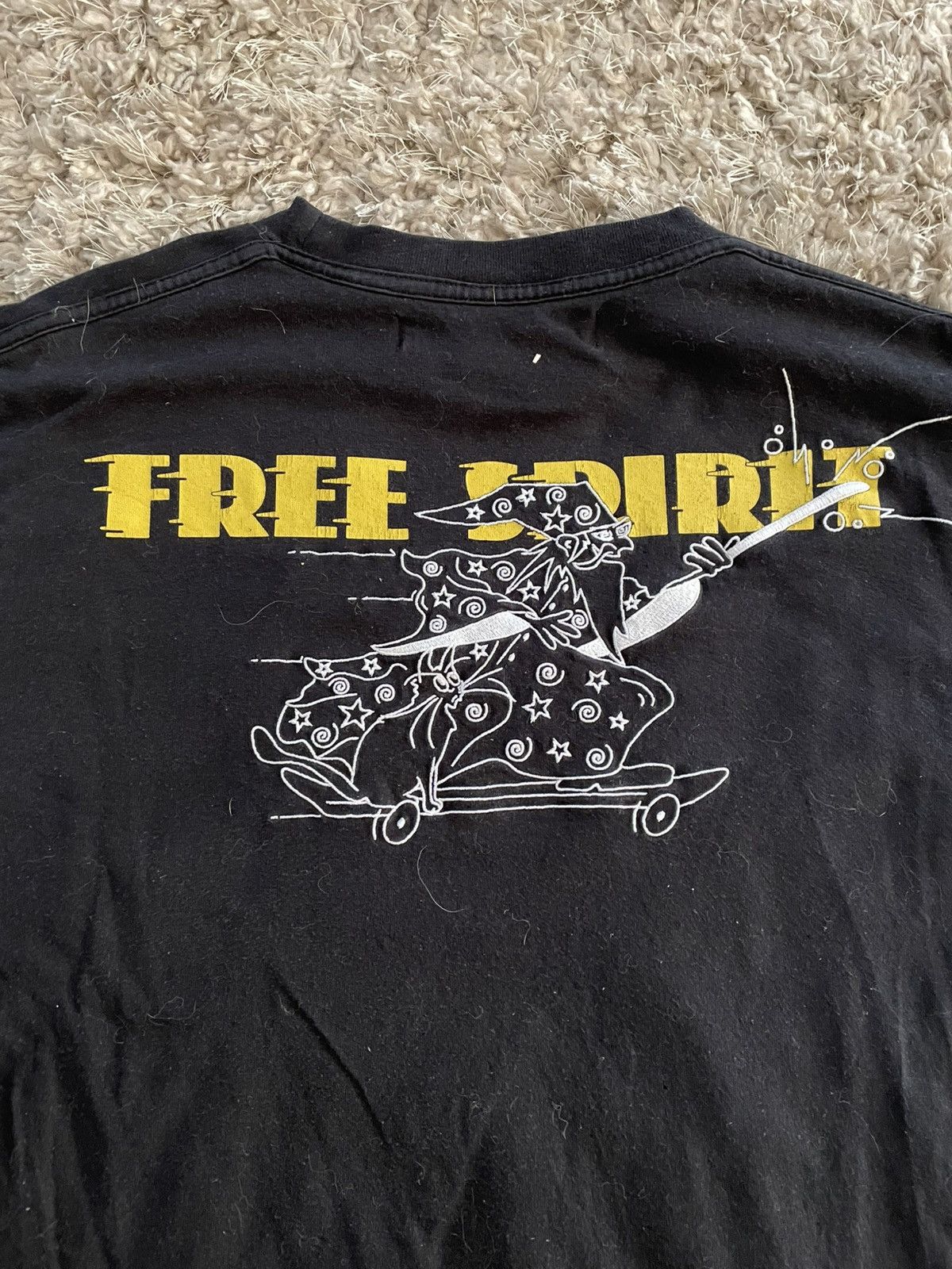 Off-White OFF White Free Wizard Black Tee Size US M / EU 48-50 / 2 - 14 Thumbnail