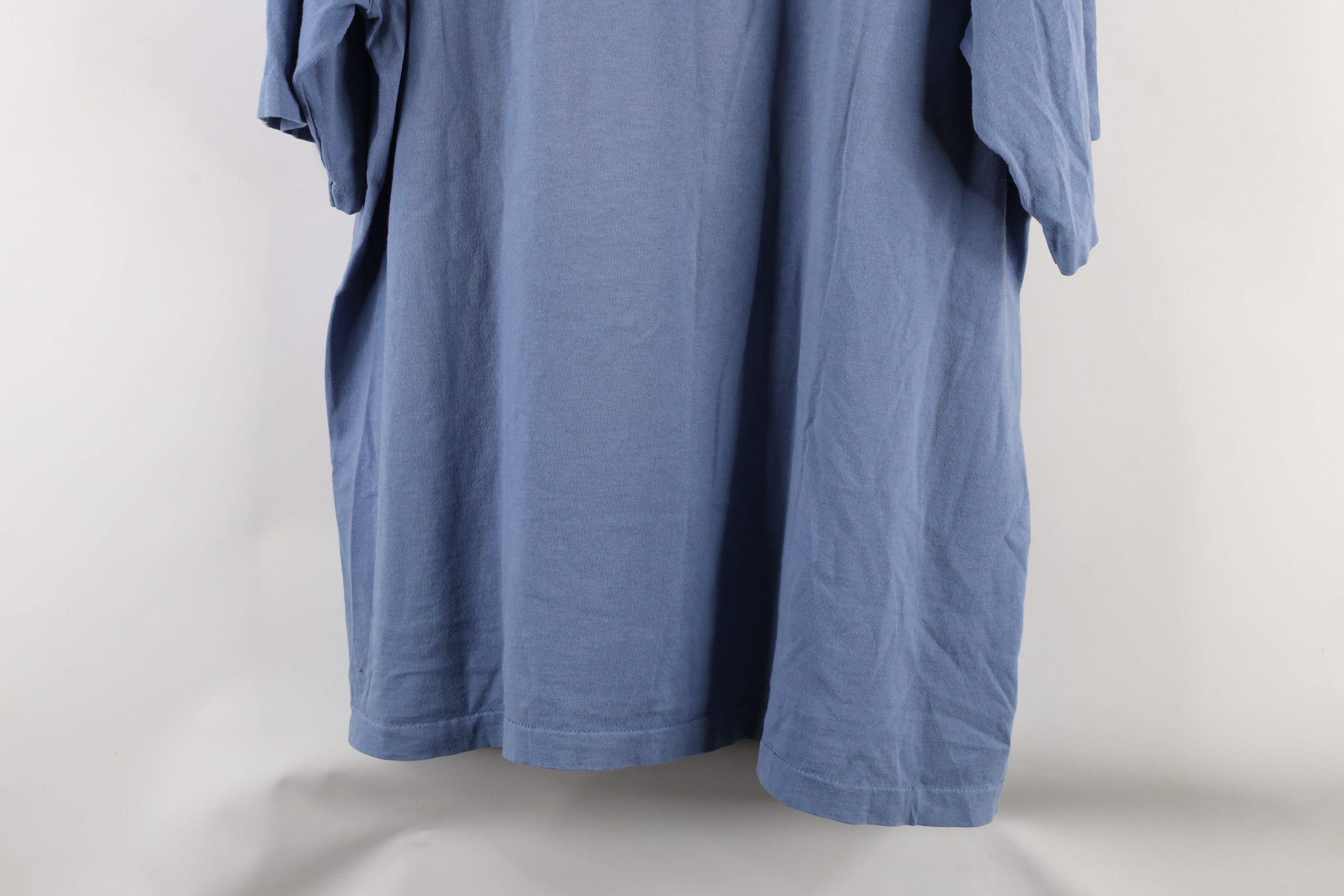 Vintage Vintage 90s Streetwear Short Sleeve T-Shirt Blue Cotton USA Size US XL / EU 56 / 4 - 10 Thumbnail