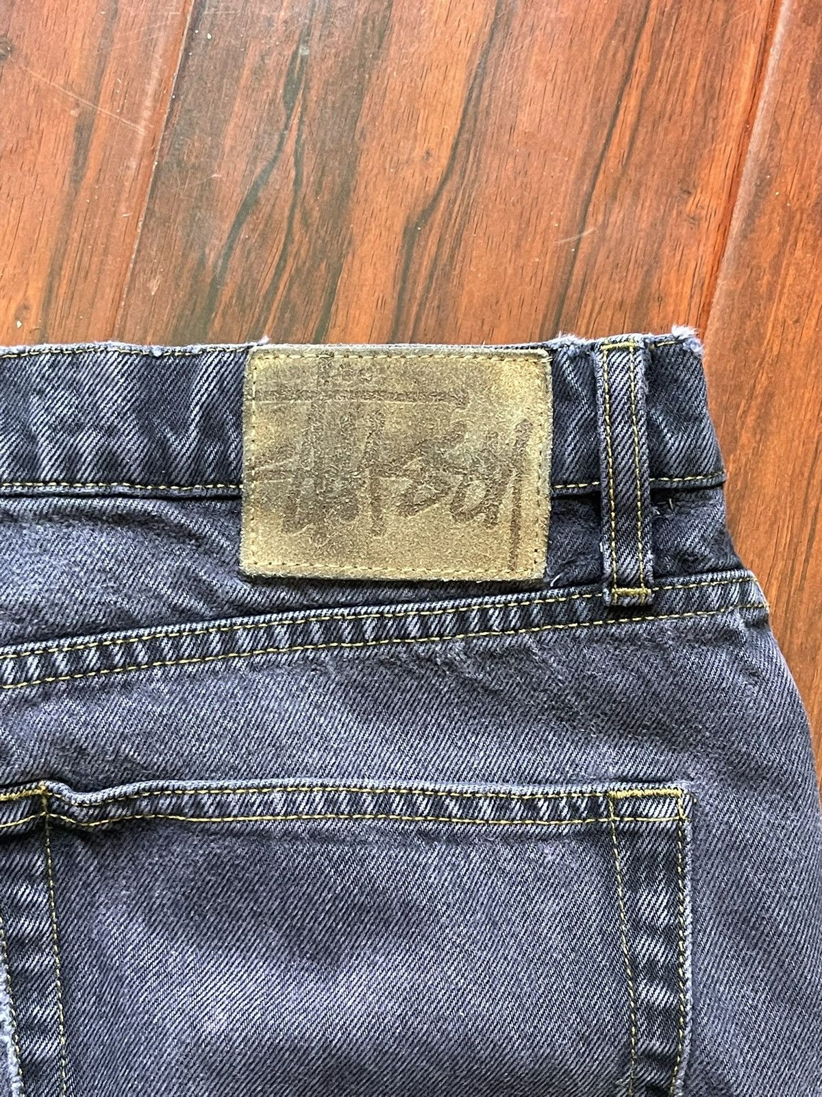 Stussy Stussy “Big Ol” Jeans Indigo Wash Baggy Denim Size 33W x 31L Size US 33 - 6 Thumbnail