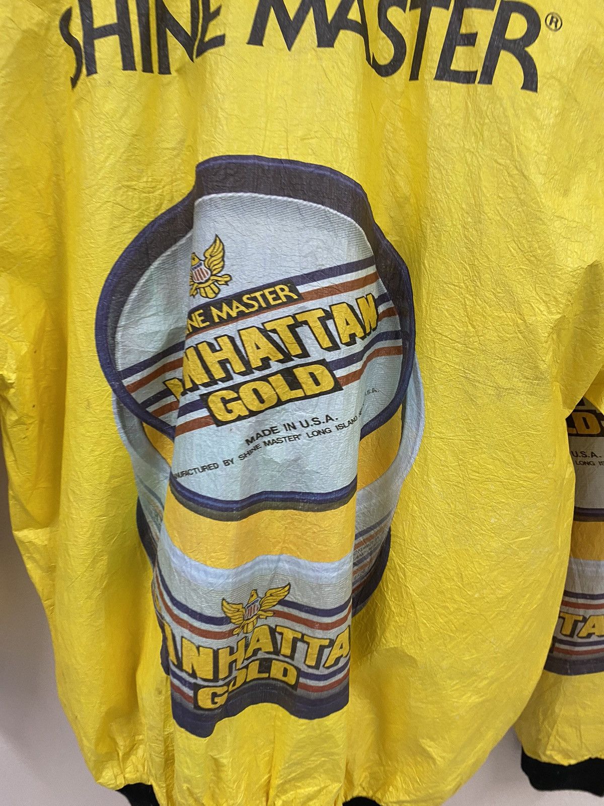 Vintage Vtg Shine Master Manhattan Gold Size US XL / EU 56 / 4 - 11 Thumbnail